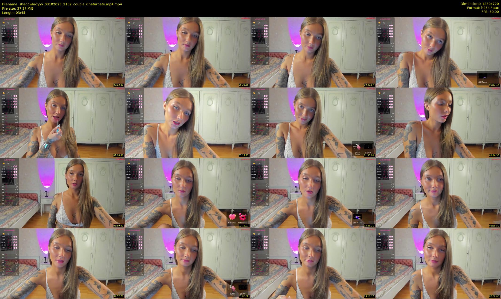 shadowladyyy — 4 minute Chaturbate couple cam show recording, 720p, Oct 3, 2023