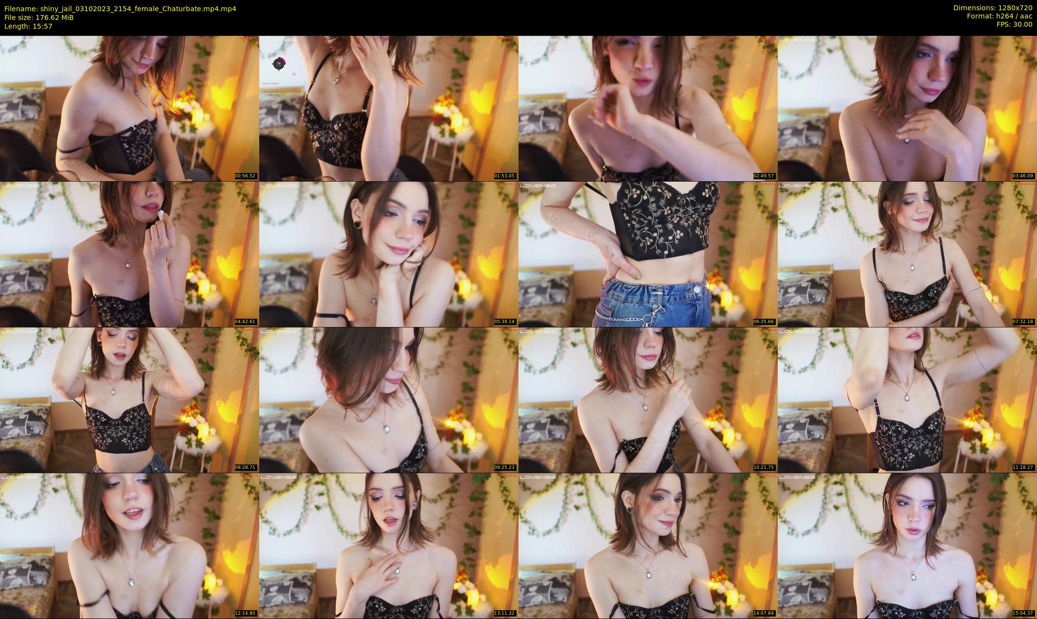 shiny_jail — 16 minute Chaturbate female cam show recording, 720p, Oct 3, 2023