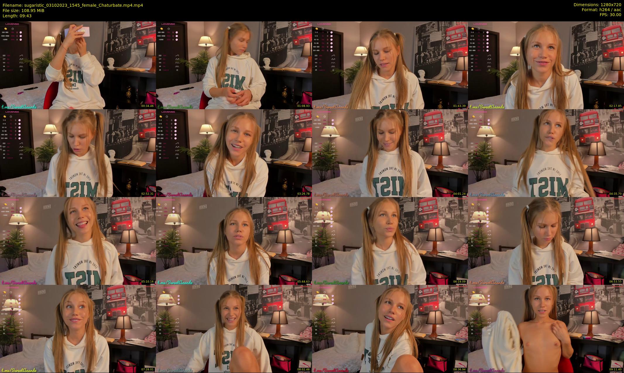 sugaristic — 10 minute Chaturbate female cam show recording, 720p, Oct 3, 2023