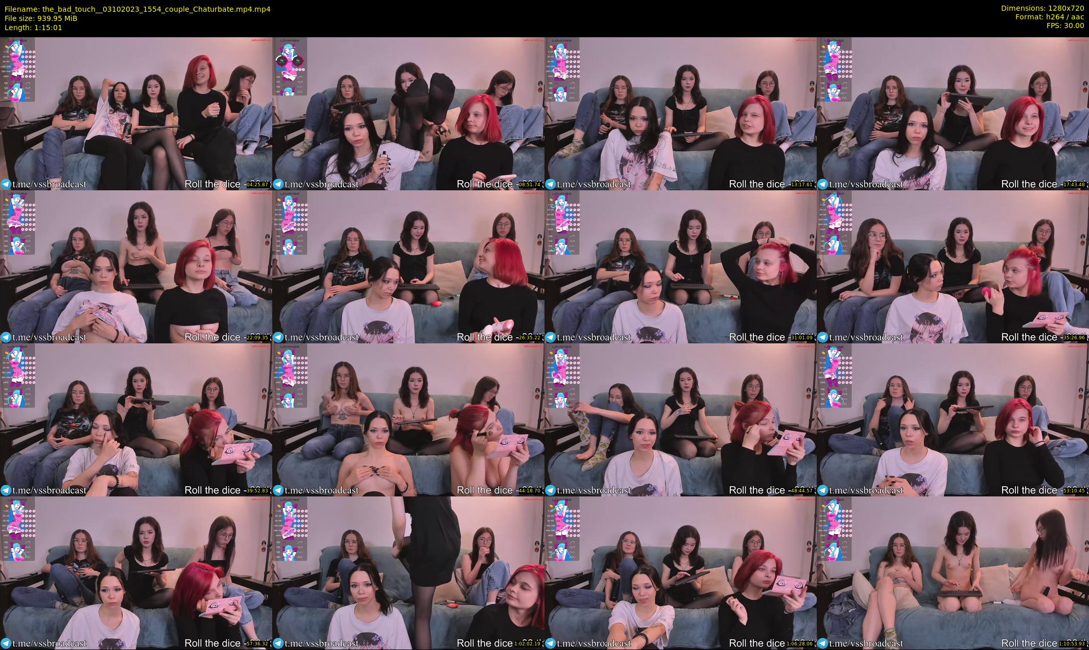 the_bad_touch_ — 76 minute Chaturbate couple cam show recording, 720p, Oct 3, 2023