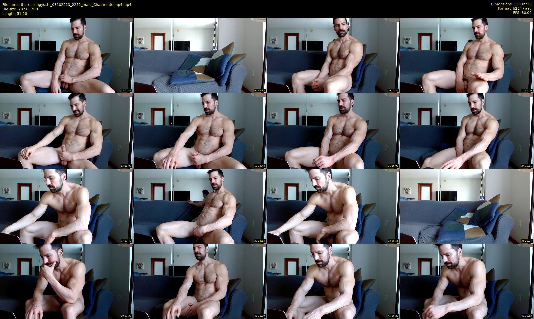 therealkingyoshi — 52 minute Chaturbate male cam show recording, 720p, Oct 3, 2023
