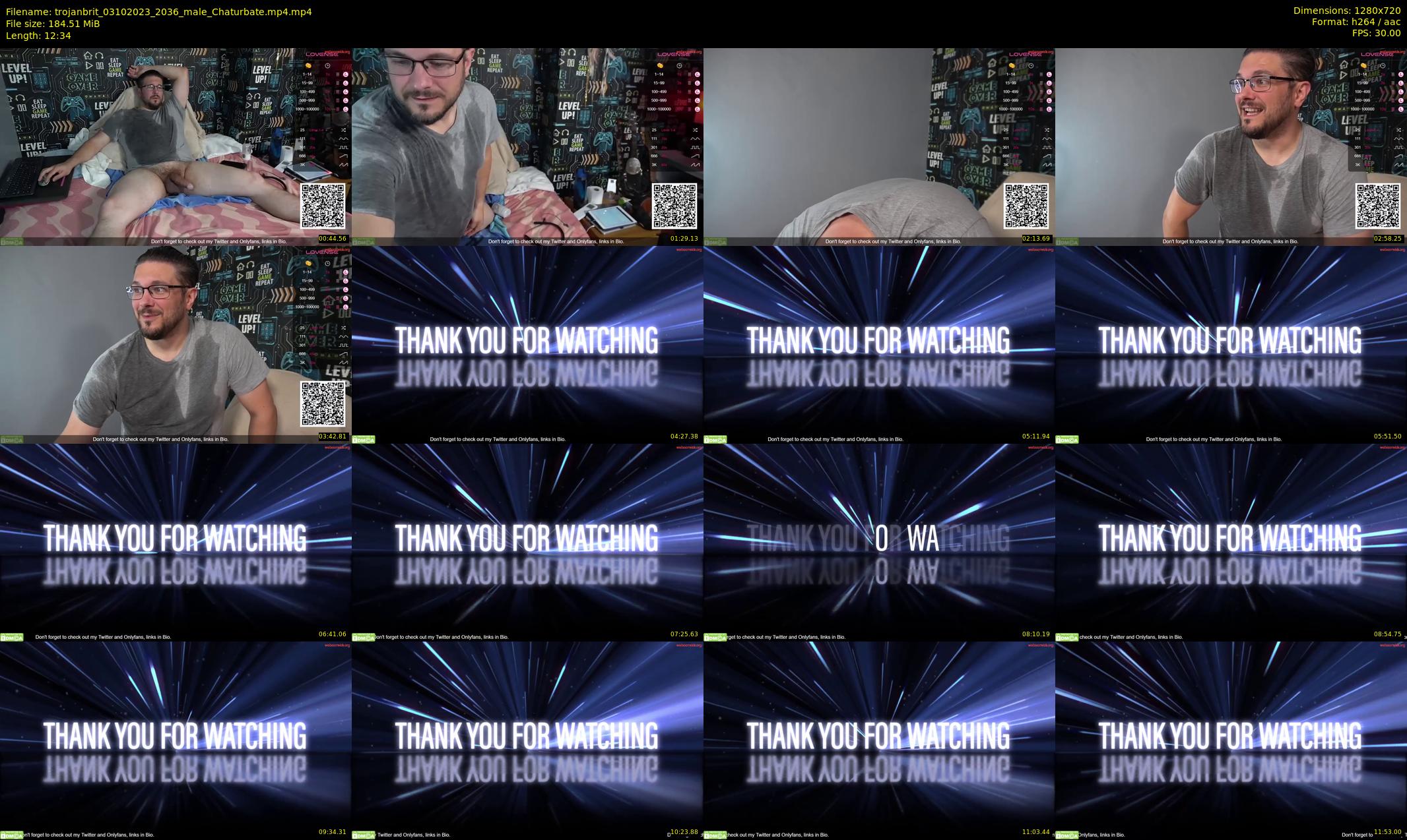 trojanbrit — 13 minute Chaturbate male cam show recording, 720p, Oct 3, 2023