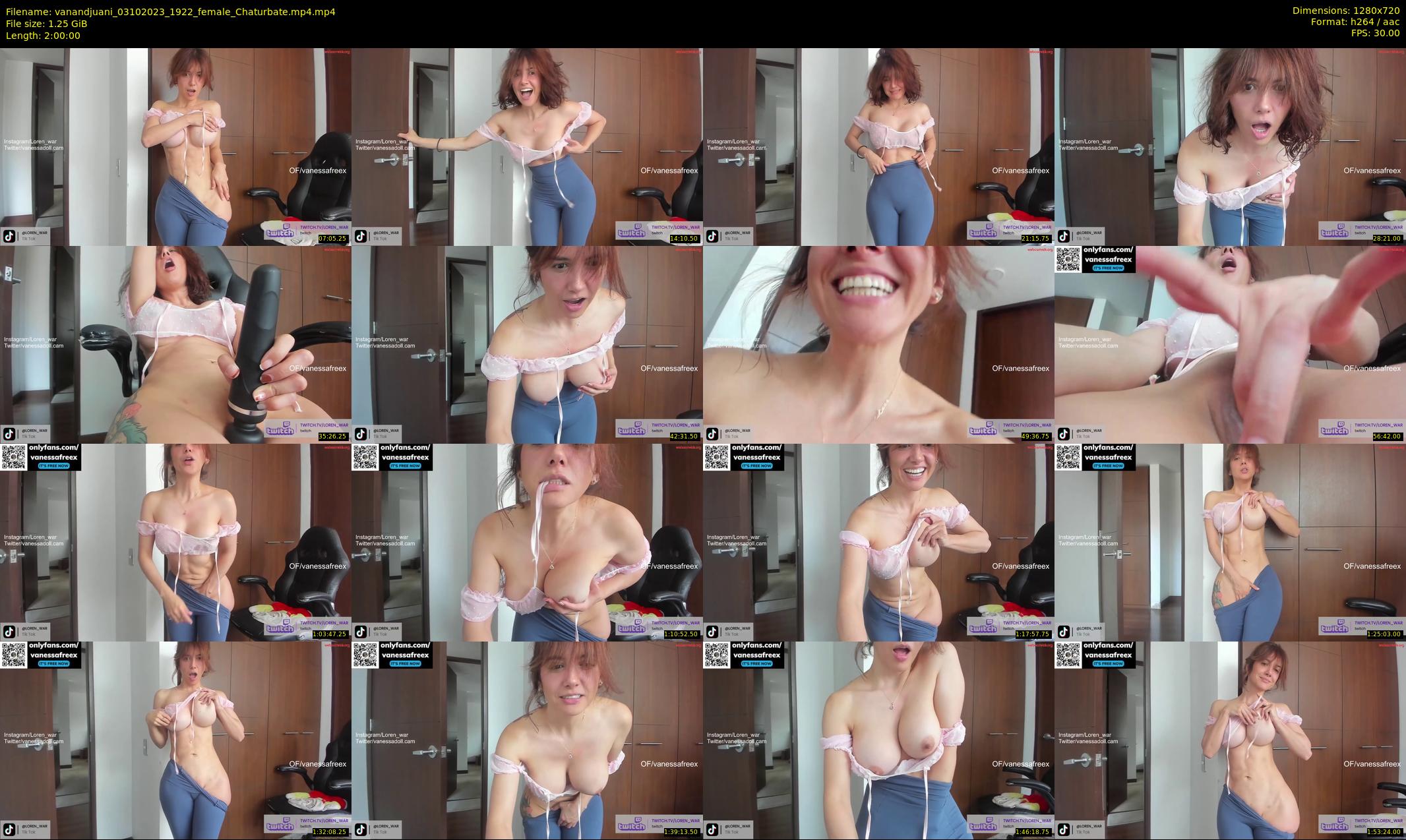 vanandjuani — 120 minute Chaturbate female cam show recording, 720p, Oct 3, 2023