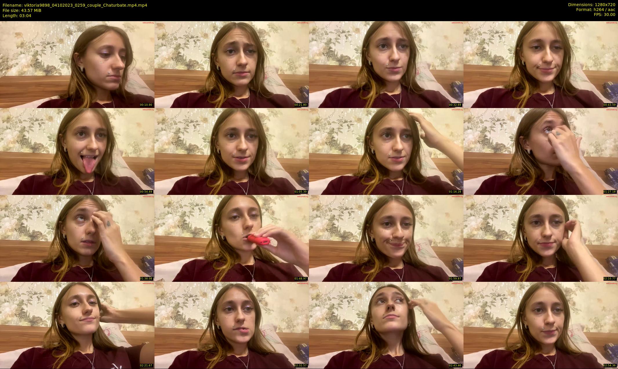 viktoria9898 — 4 minute Chaturbate couple cam show recording, 720p, Oct 4, 2023