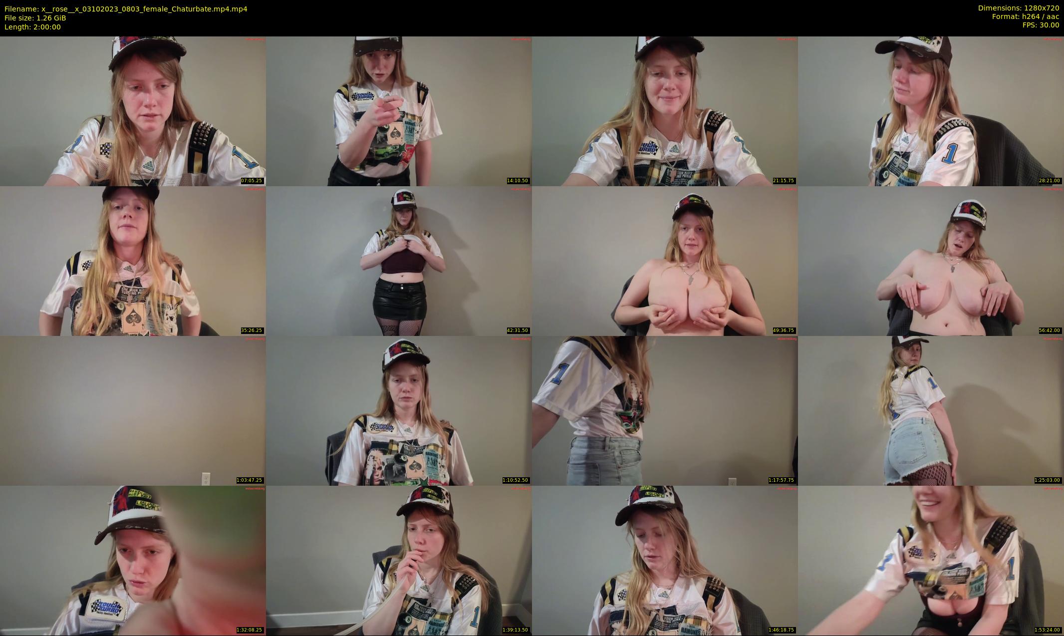 x__rose__x — 120 minute Chaturbate female cam show recording, 720p, Oct 3, 2023