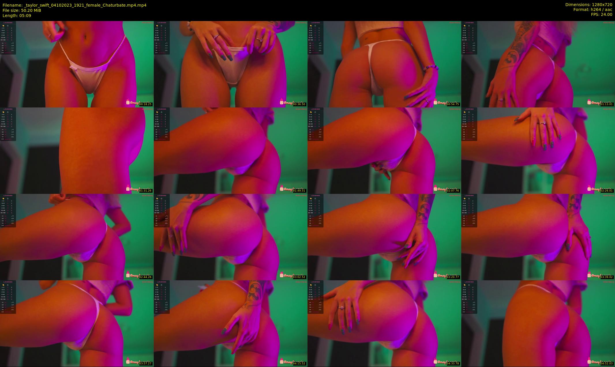 _taylor_swift — 6 minute Chaturbate female cam show recording, 720p, Oct 4, 2023