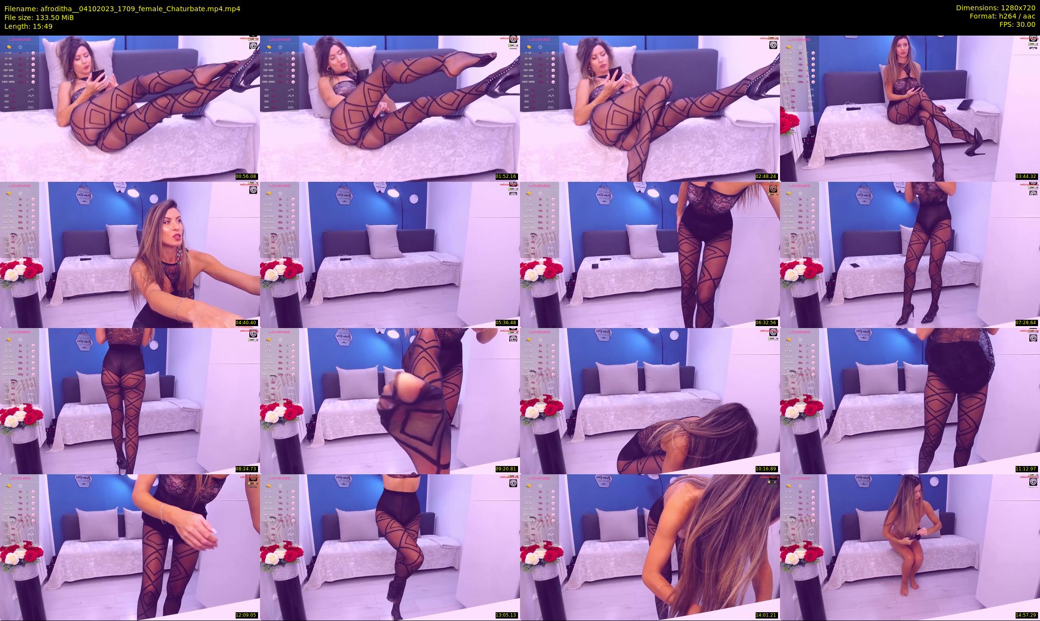 afroditha_ — 16 minute Chaturbate female cam show recording, 720p, Oct 4, 2023