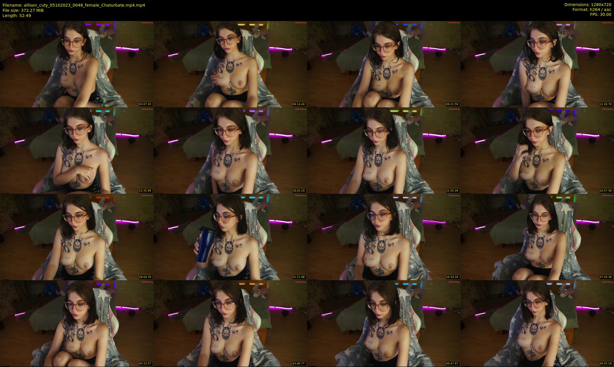 allison_cuty — 53 minute Chaturbate female cam show recording, 720p, Oct 5, 2023