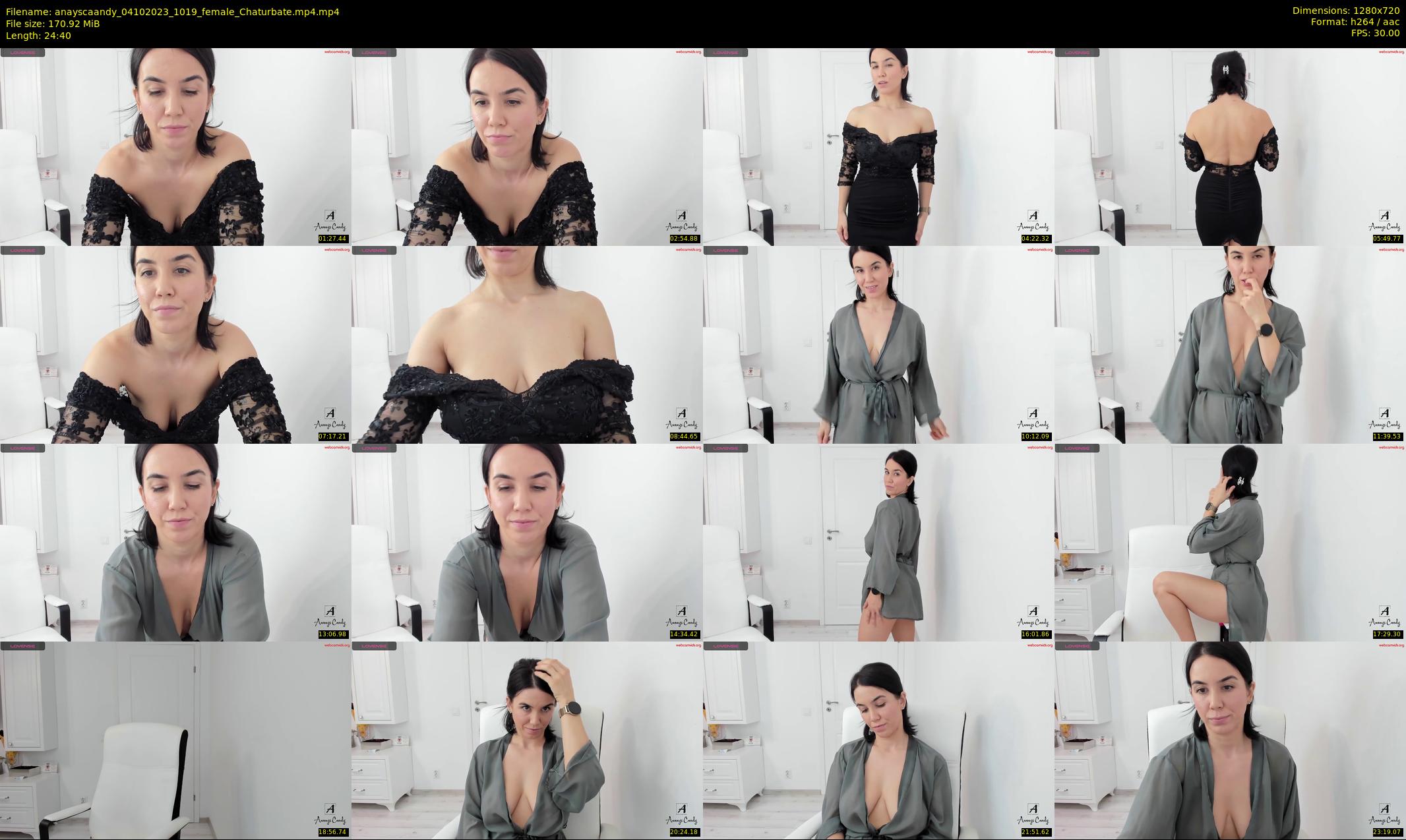 anayscaandy — 25 minute Chaturbate female cam show recording, 720p, Oct 4, 2023