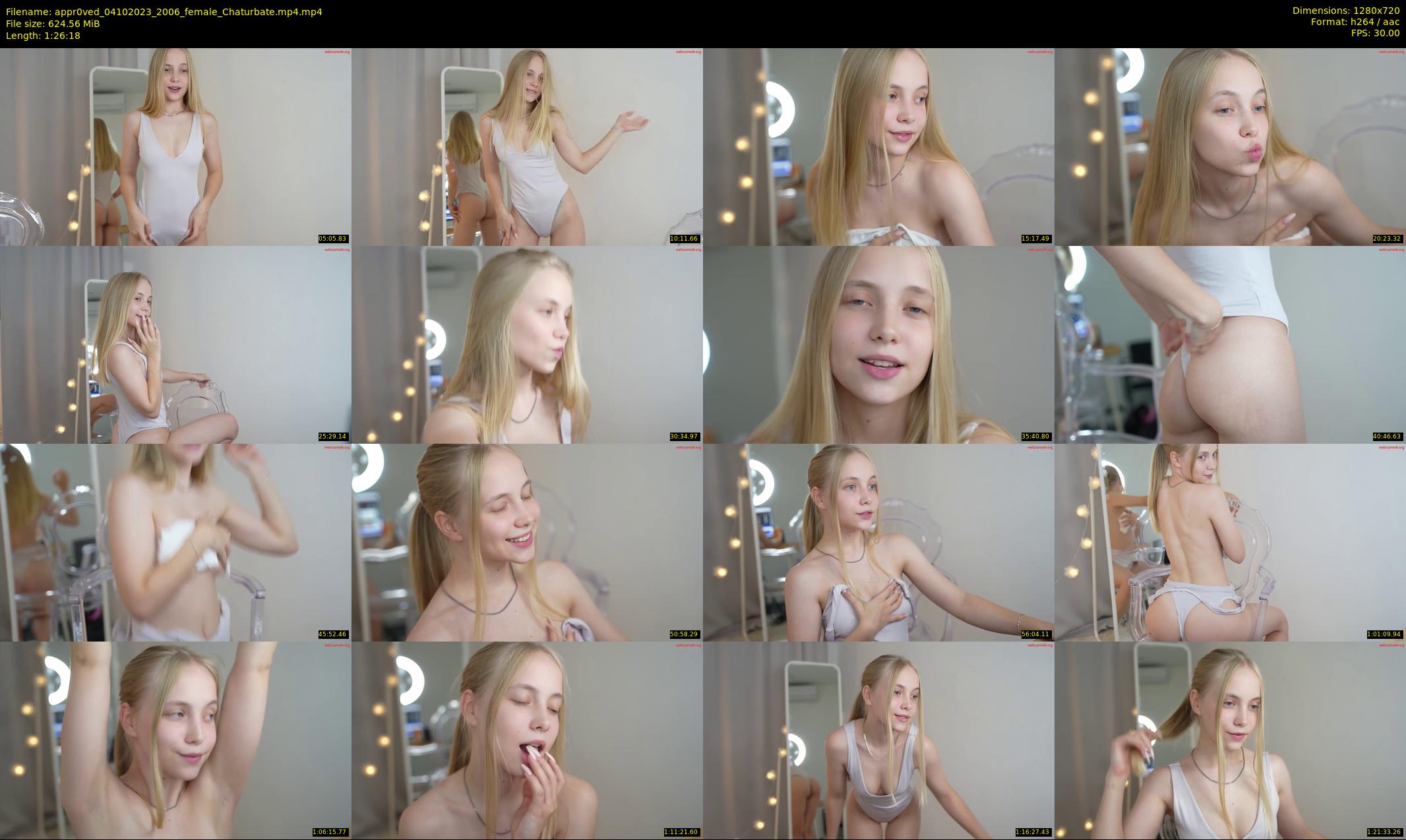 appr0ved — 87 minute Chaturbate female cam show recording, 720p, Oct 4, 2023