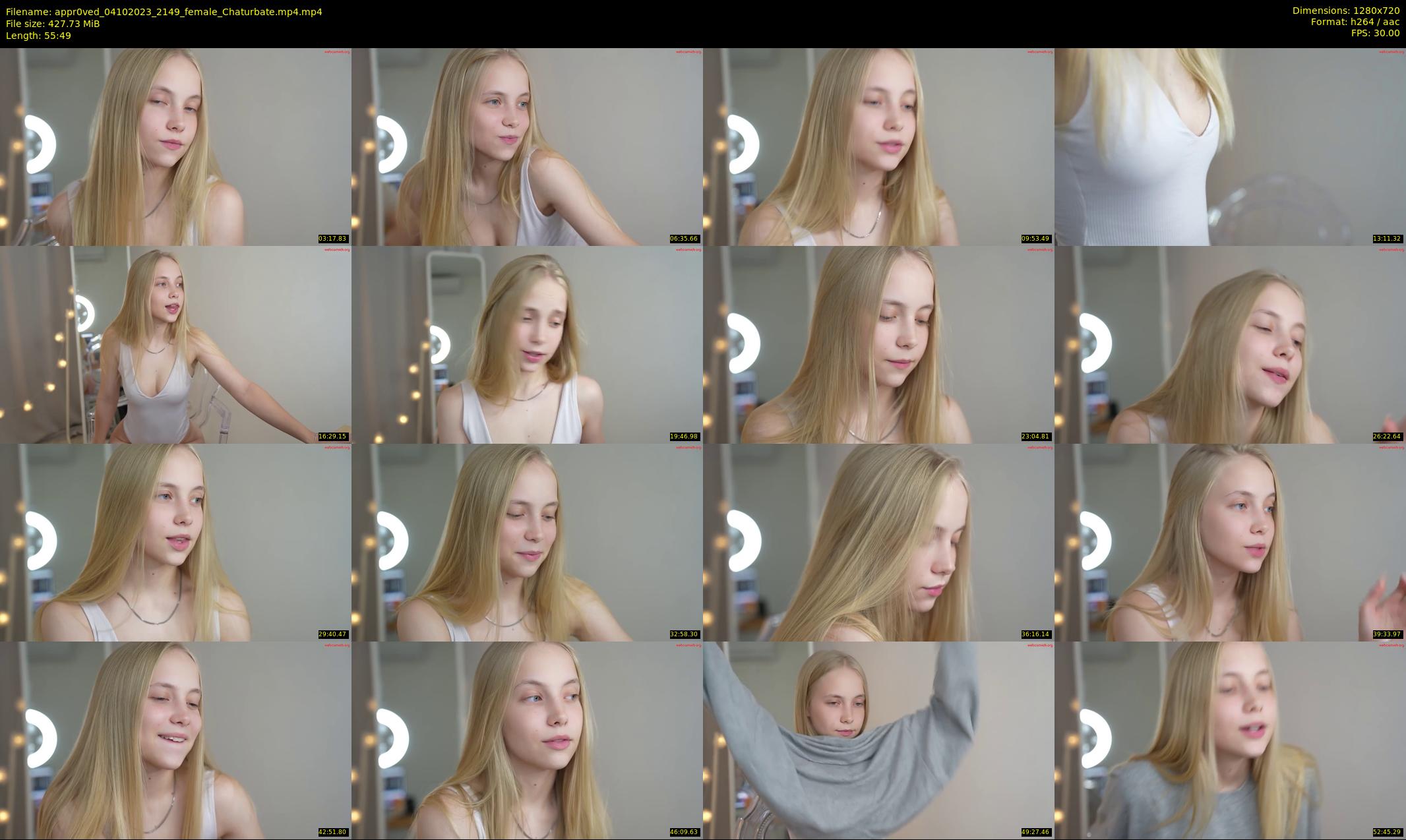 appr0ved — 56 minute Chaturbate female cam show recording, 720p, Oct 4, 2023