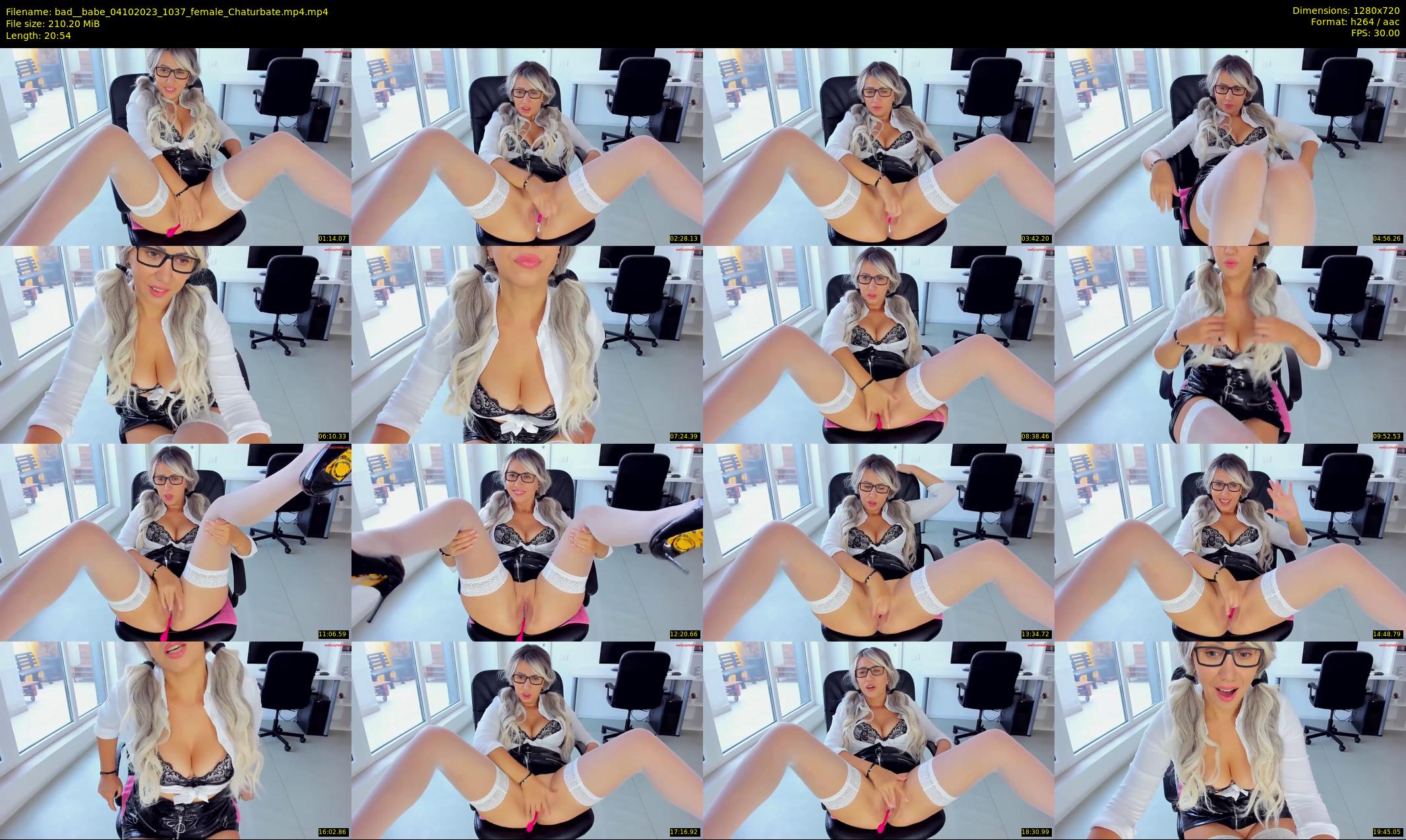 bad__babe — 21 minute Chaturbate female cam show recording, 720p, Oct 4, 2023