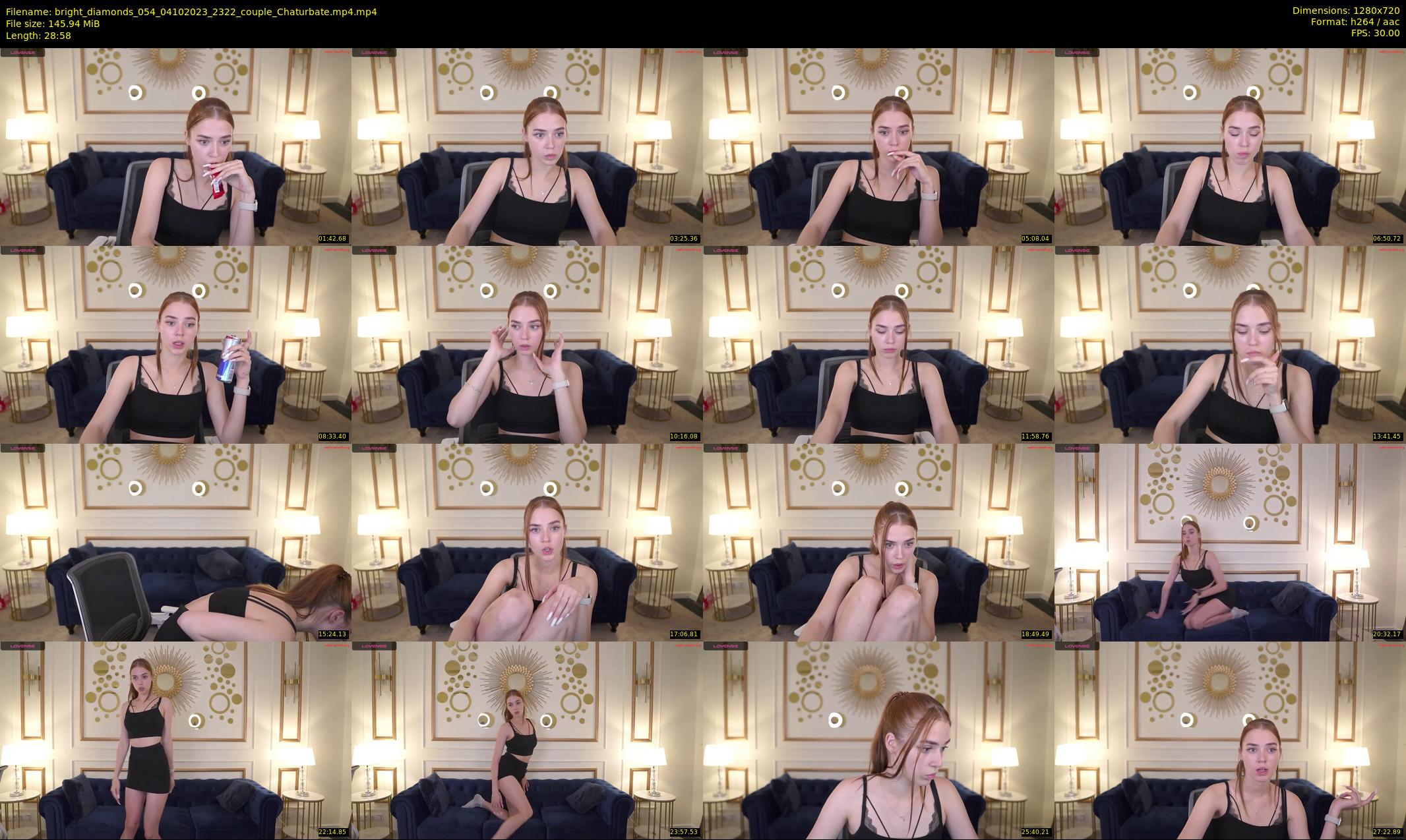 bright_diamonds_054 — 29 minute Chaturbate couple cam show recording, 720p, Oct 4, 2023