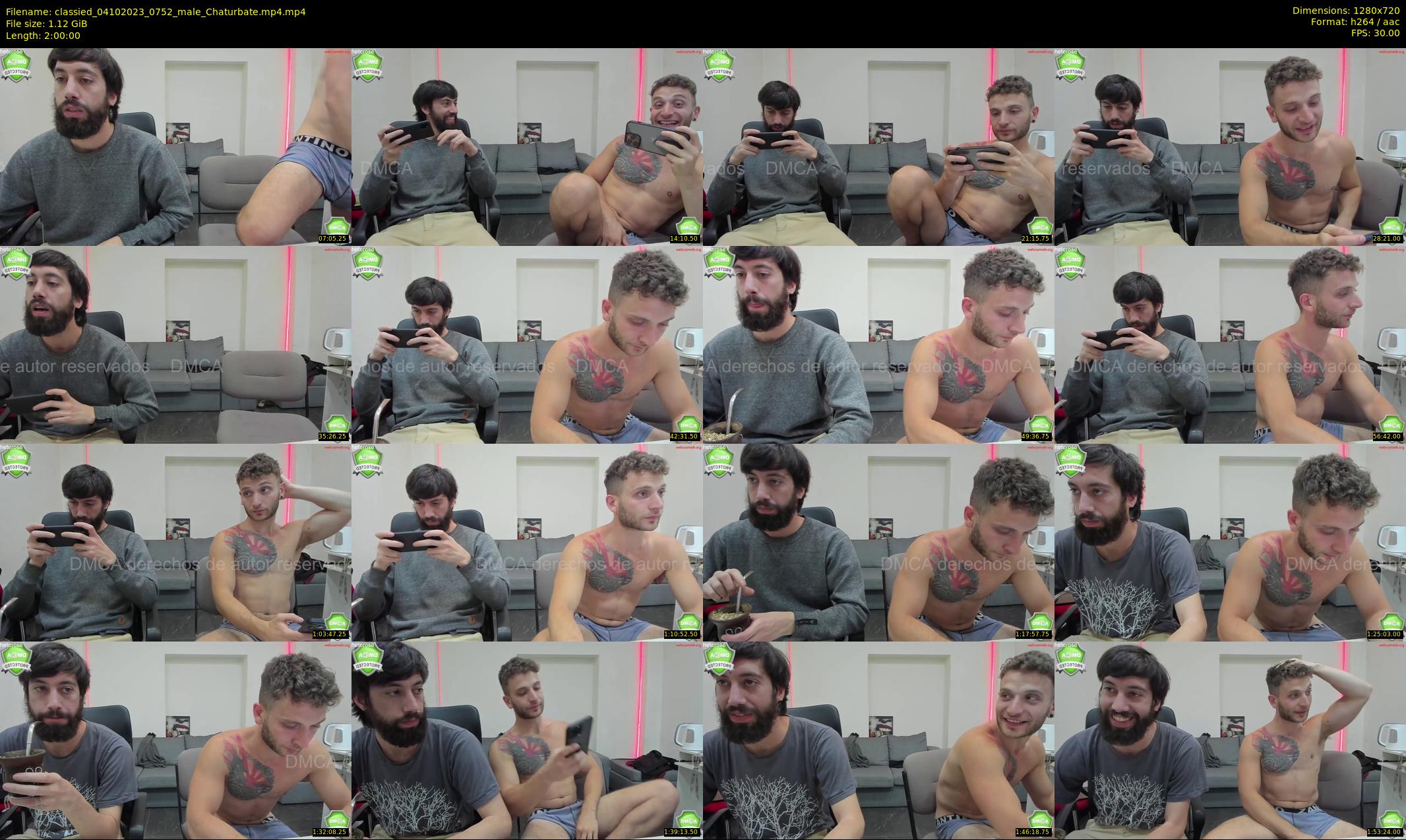classied — 120 minute Chaturbate male cam show recording, 720p, Oct 4, 2023