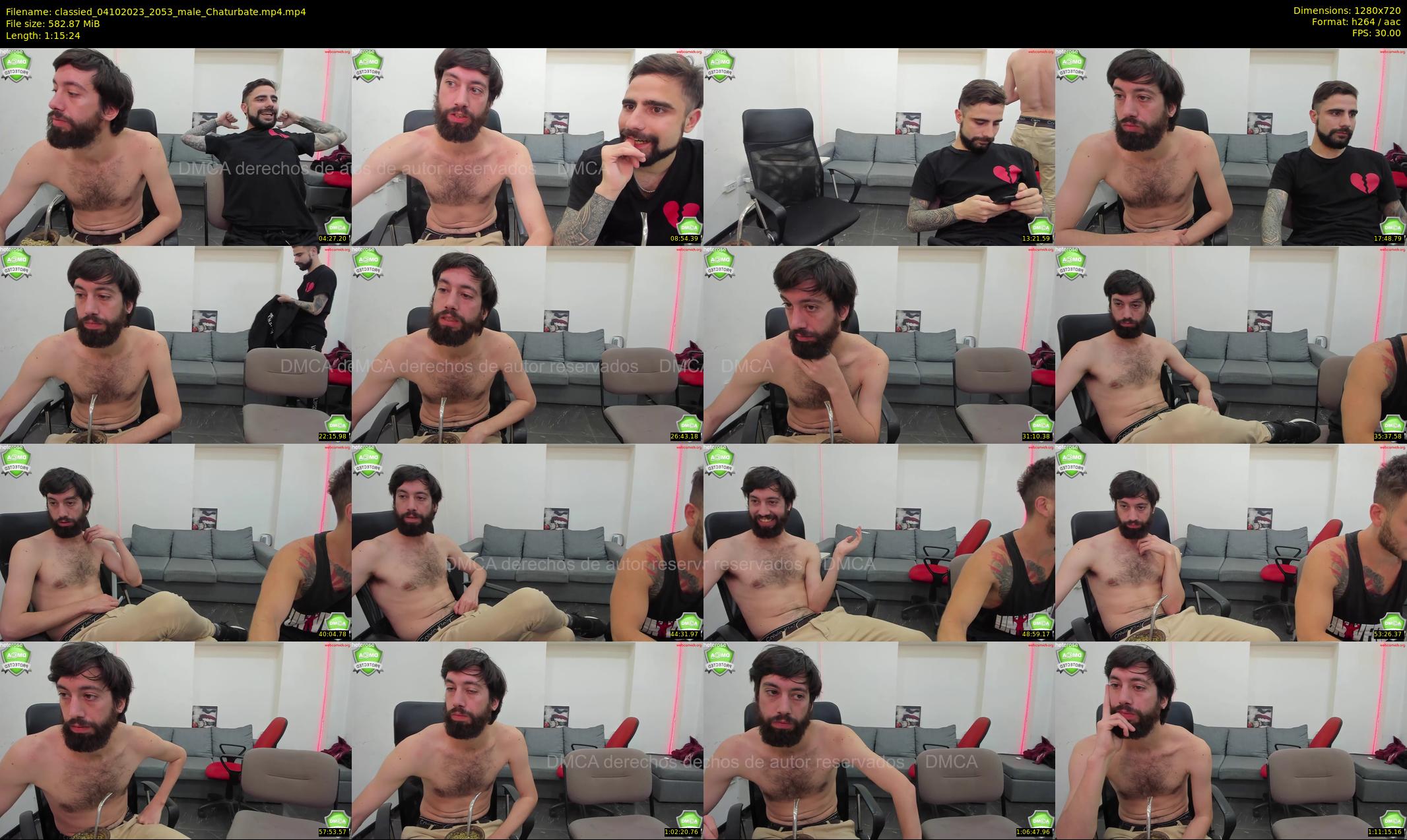 classied — 76 minute Chaturbate male cam show recording, 720p, Oct 4, 2023