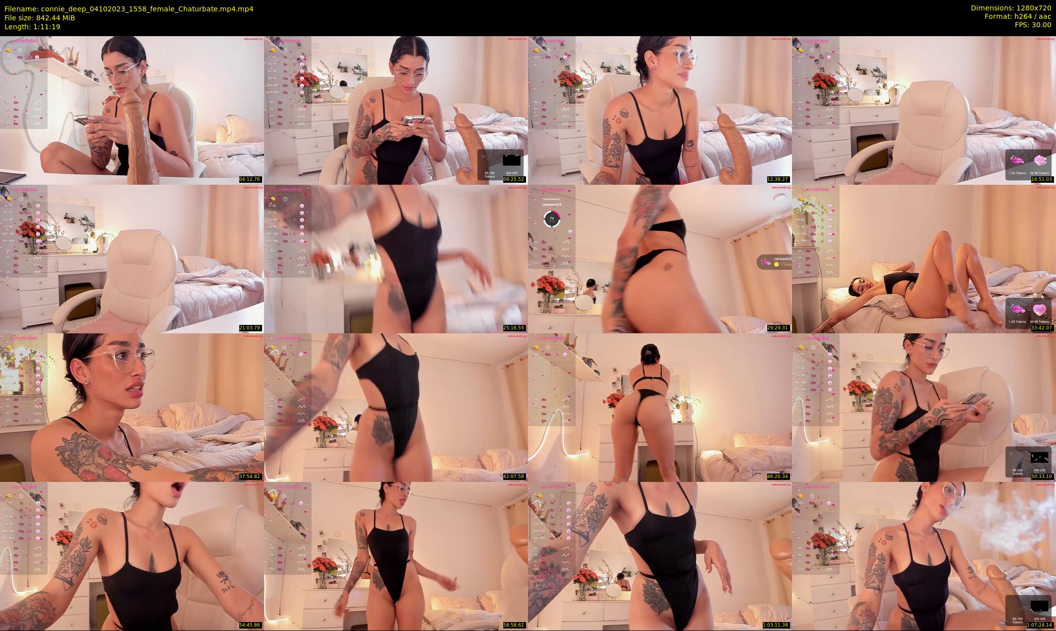 connie_deep — 72 minute Chaturbate female cam show recording, 720p, Oct 4, 2023