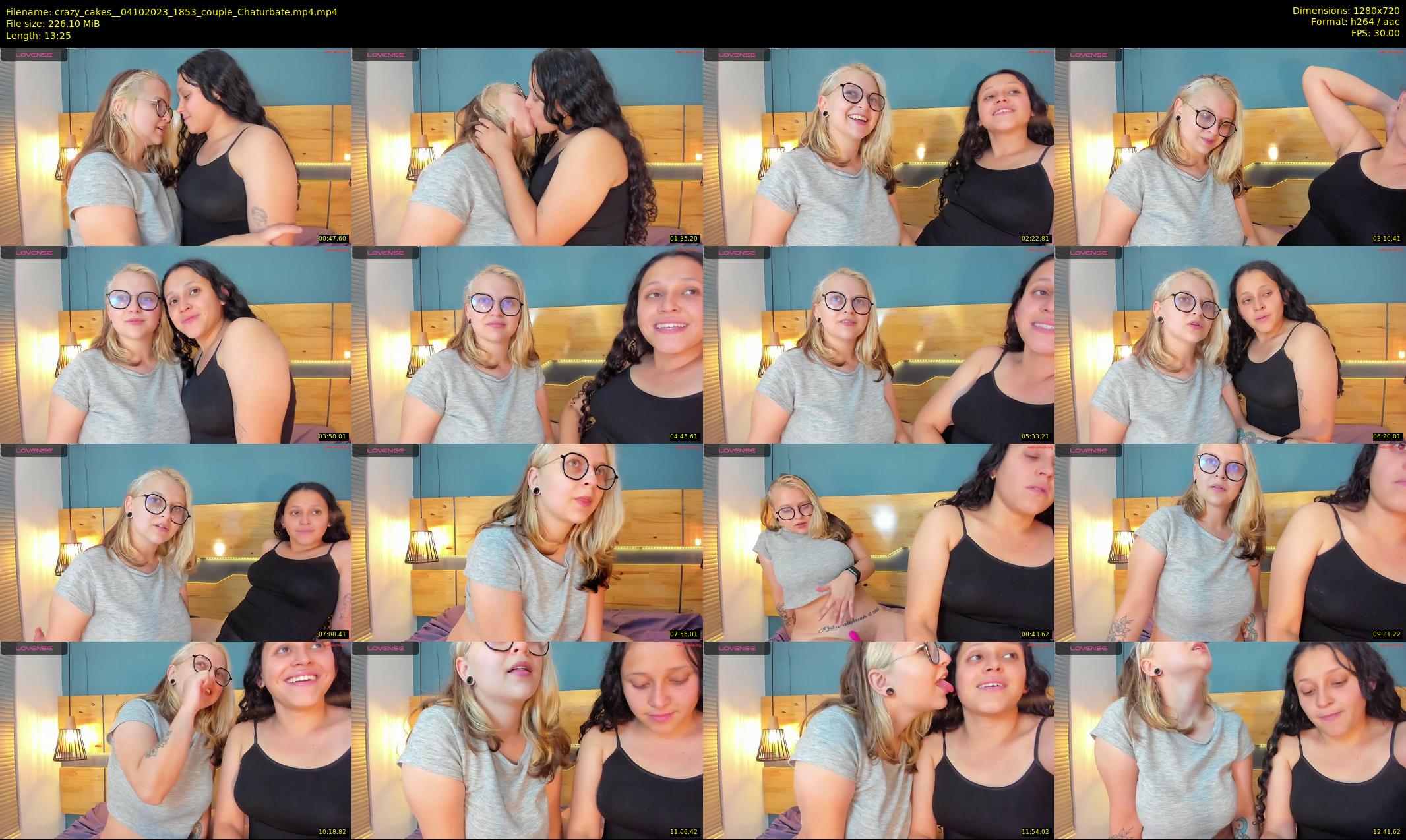 crazy_cakes_ — 14 minute Chaturbate couple cam show recording, 720p, Oct 4, 2023
