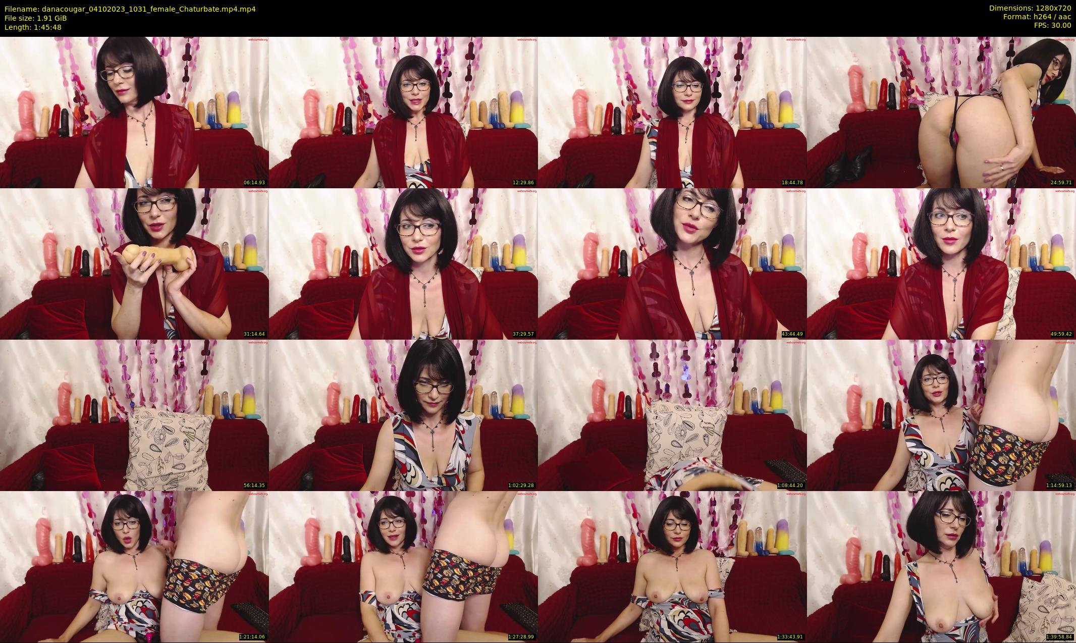 danacougar — 106 minute Chaturbate female cam show recording, 720p, Oct 4, 2023