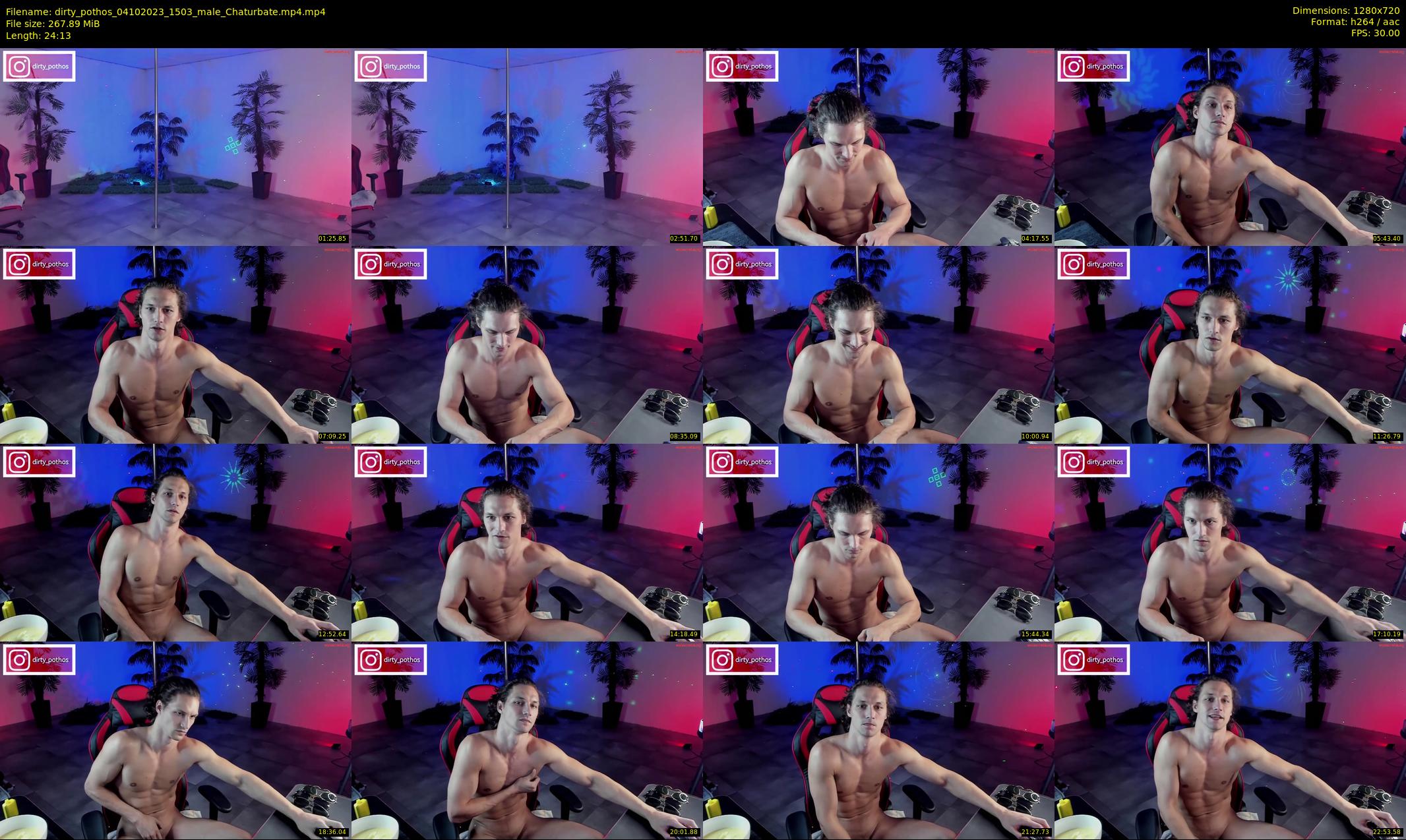 dirty_pothos — 25 minute Chaturbate male cam show recording, 720p, Oct 4, 2023