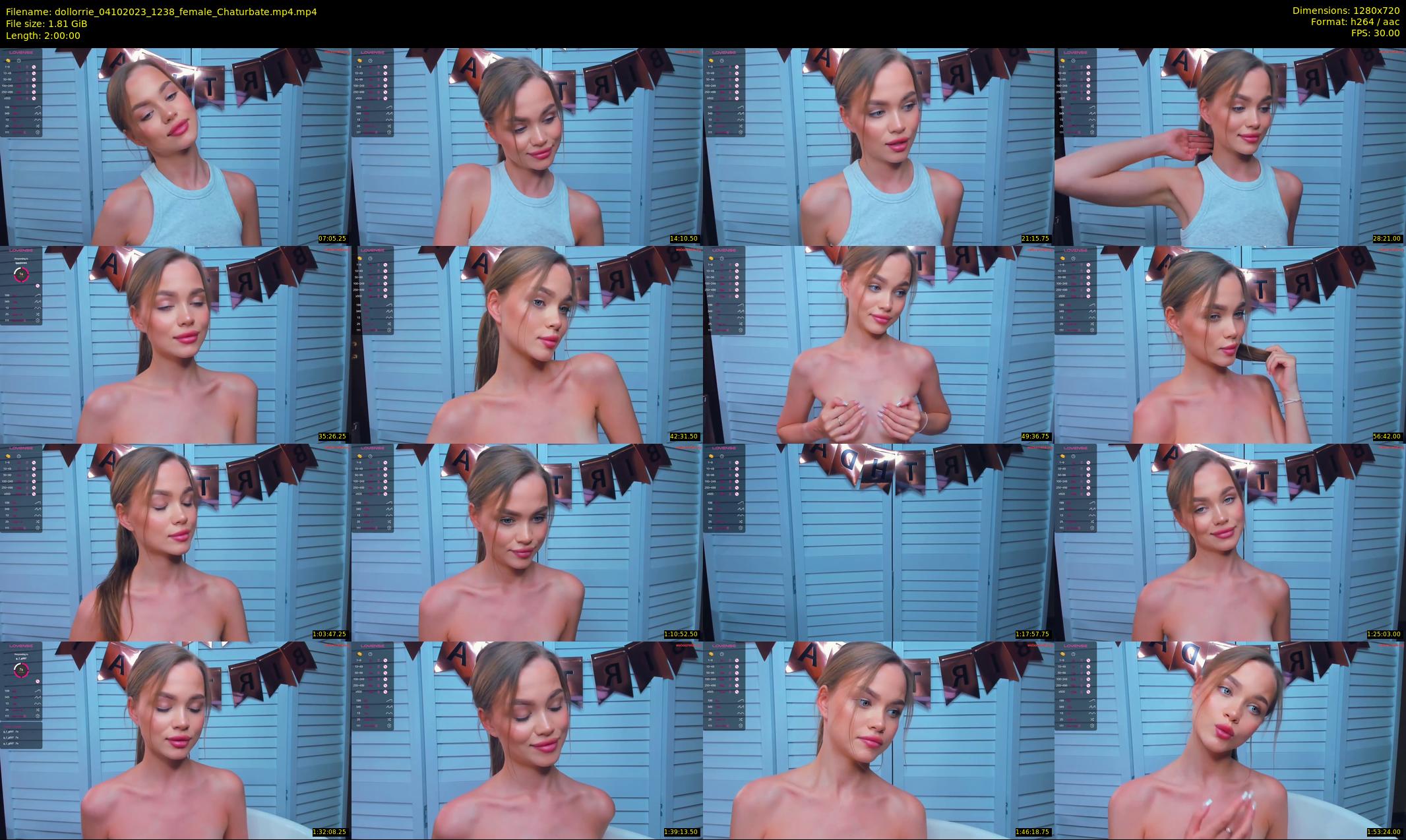 dollorrie — 120 minute Chaturbate couple cam show recording, 720p, Oct 4, 2023