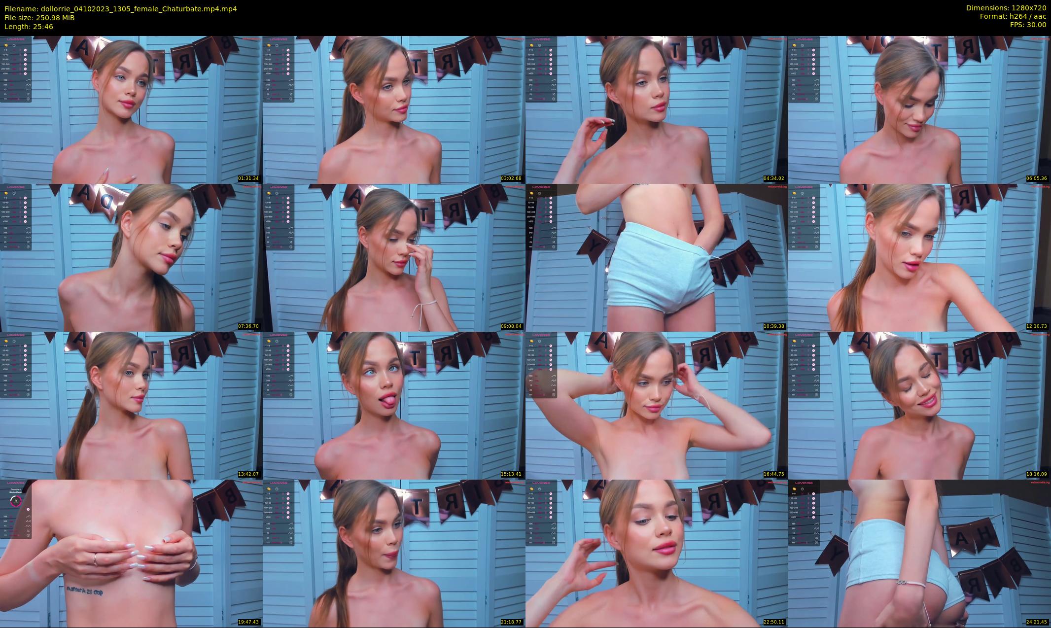 dollorrie — 26 minute Chaturbate couple cam show recording, 720p, Oct 4, 2023