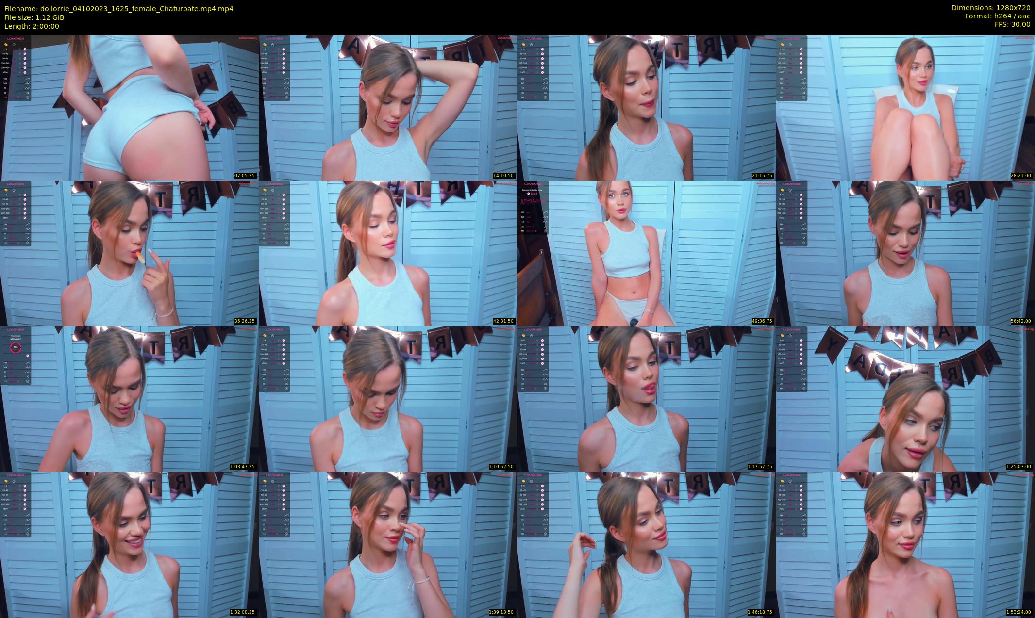 dollorrie — 120 minute Chaturbate couple cam show recording, 720p, Oct 4, 2023