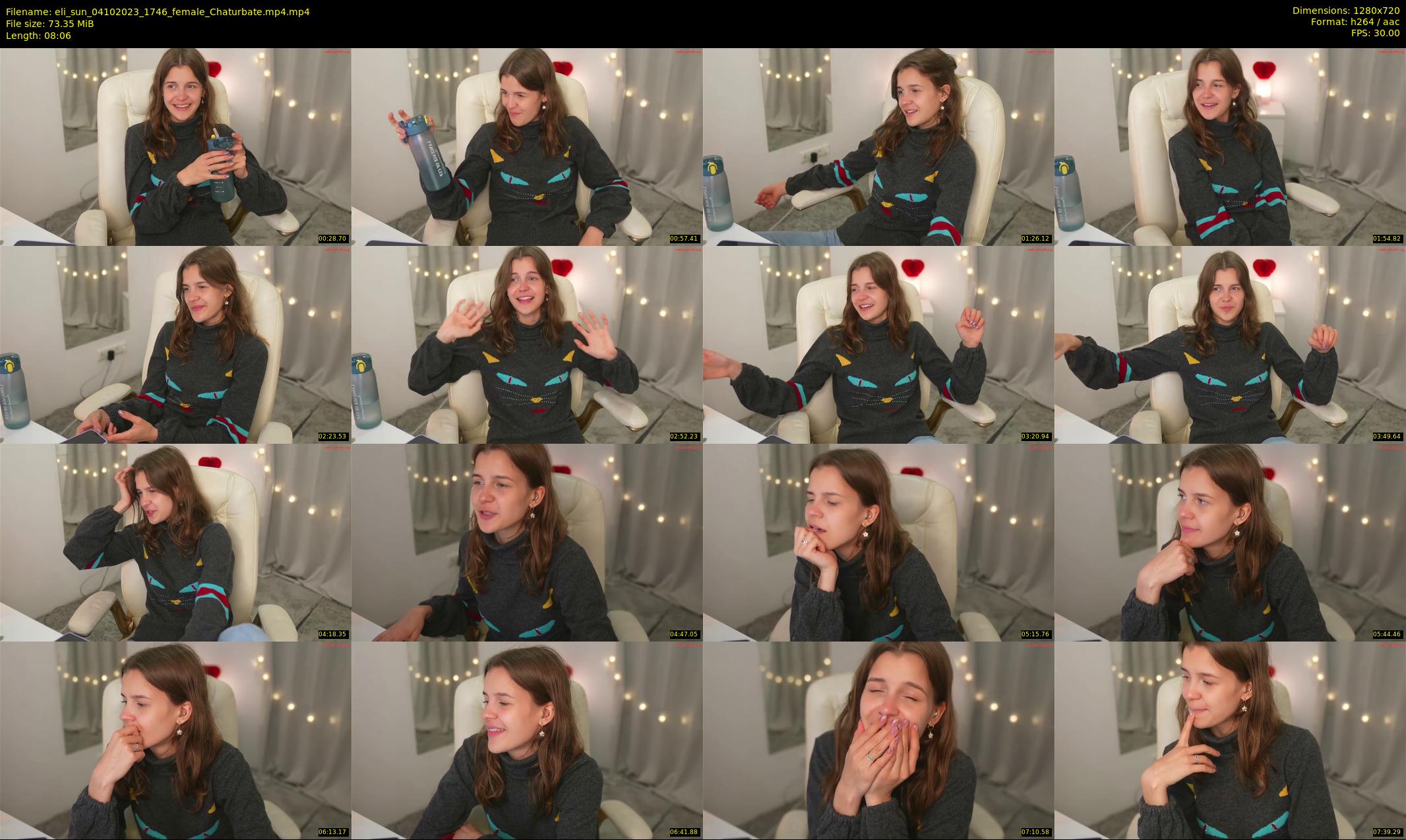 eli_sun — 9 minute Chaturbate female cam show recording, 720p, Oct 4, 2023