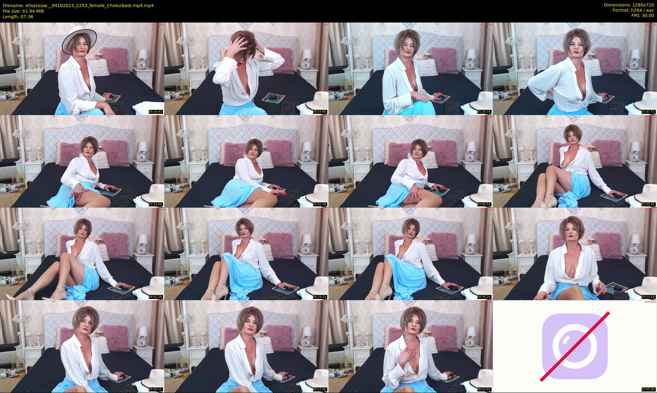 elisarosse_ — 8 minute Chaturbate female cam show recording, 720p, Oct 4, 2023