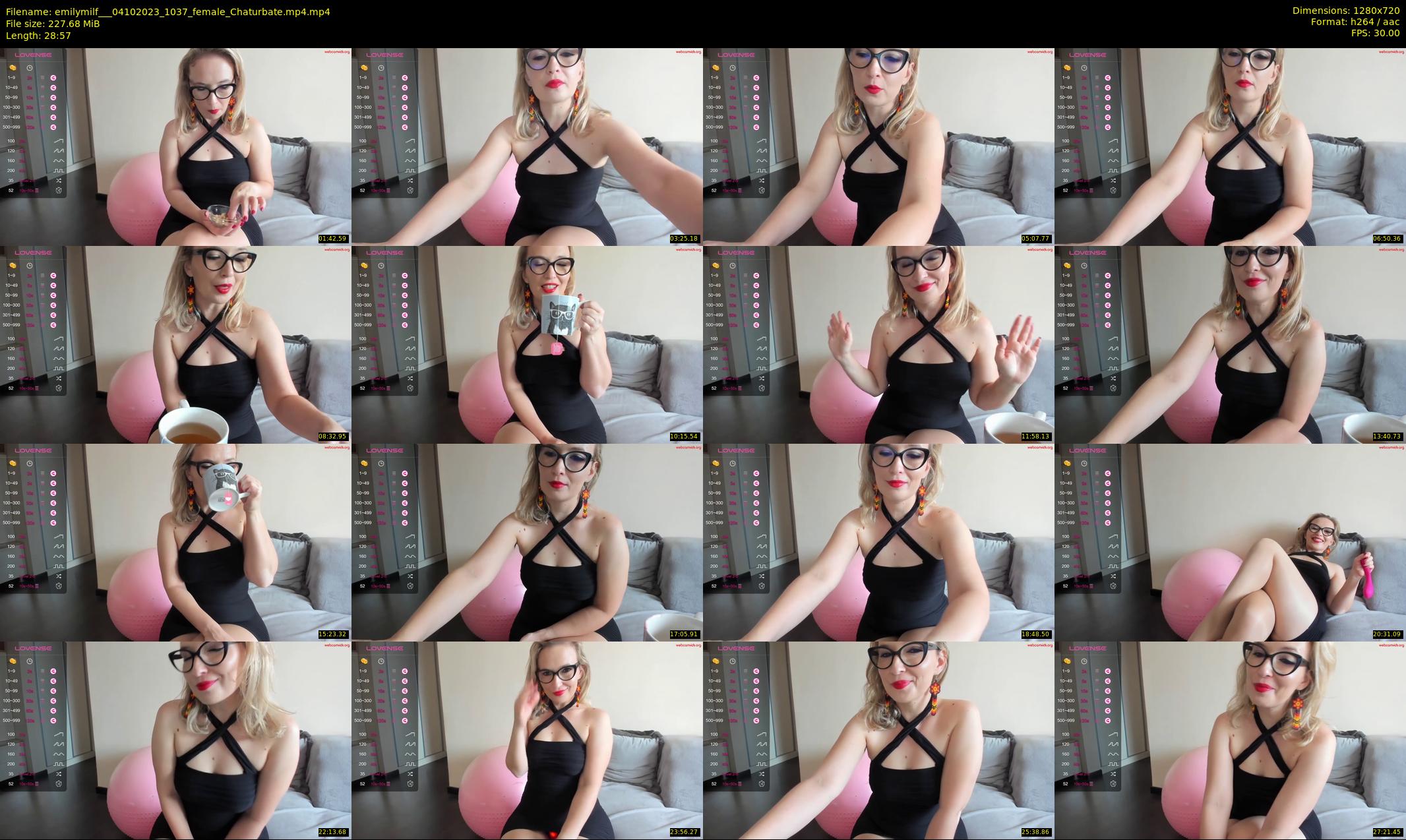emilymilf__ — 29 minute Chaturbate female cam show recording, 720p, Oct 4, 2023