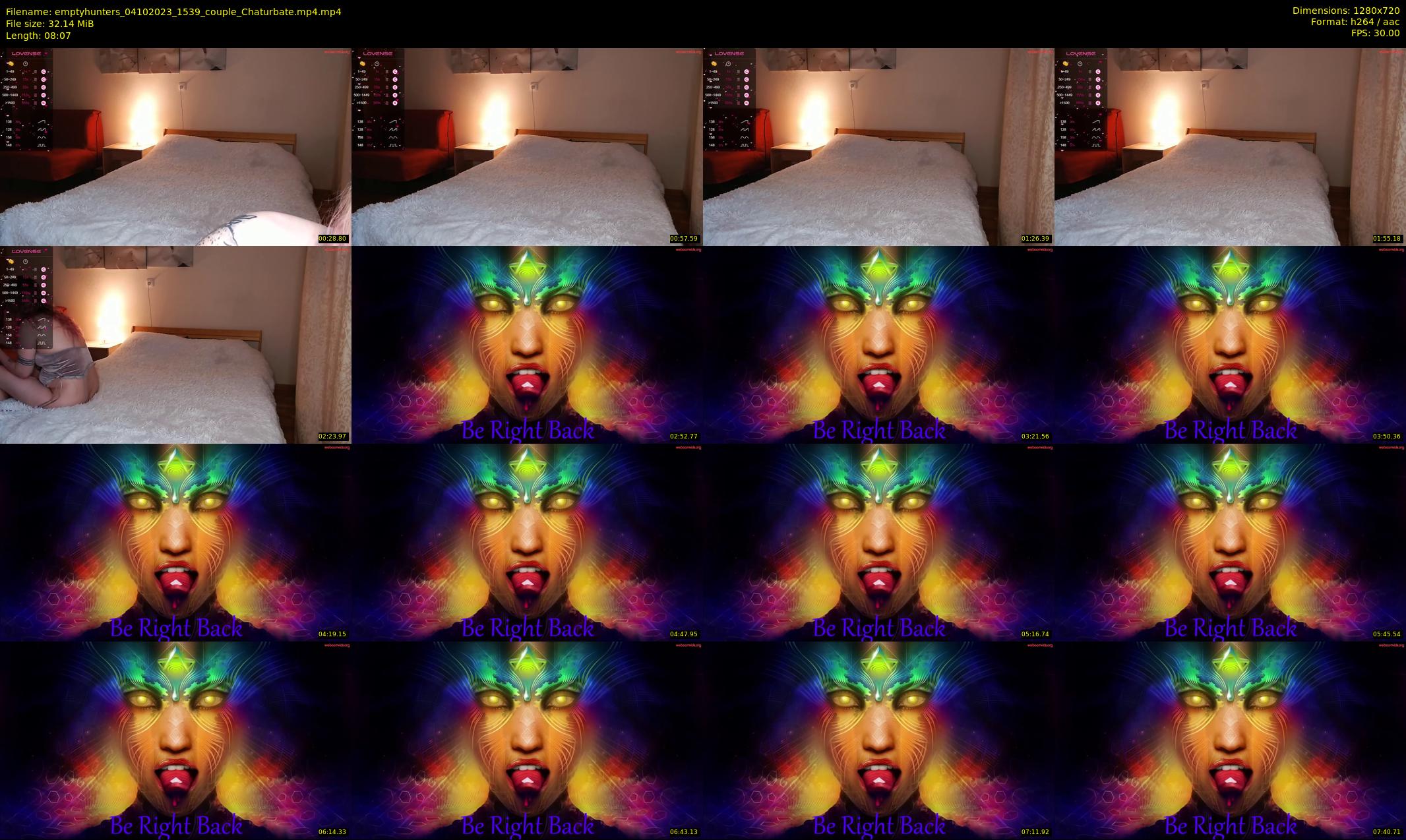 emptyhunters — 9 minute Chaturbate couple cam show recording, 720p, Oct 4, 2023
