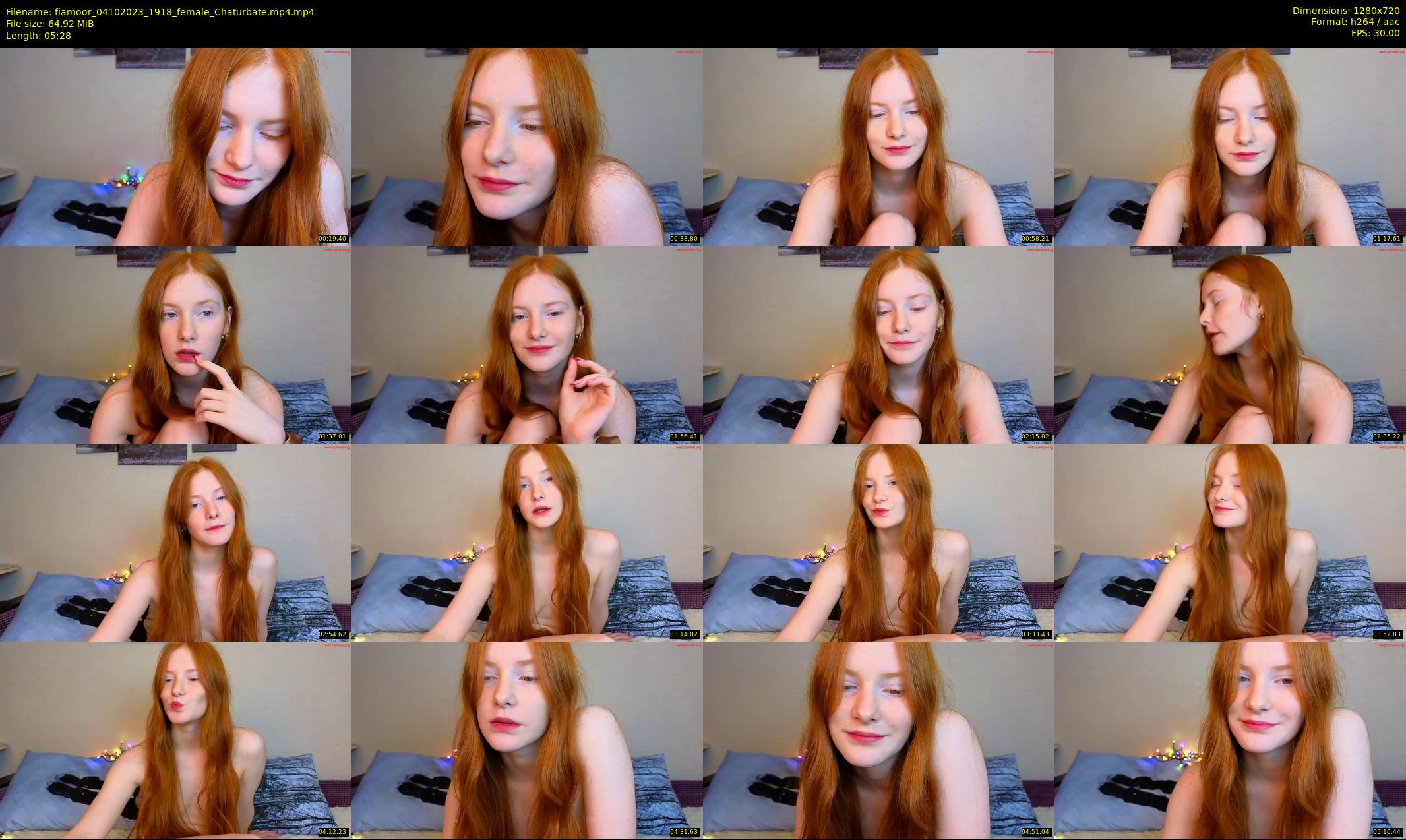 fiamoor — 6 minute Chaturbate female cam show recording, 720p, Oct 4, 2023