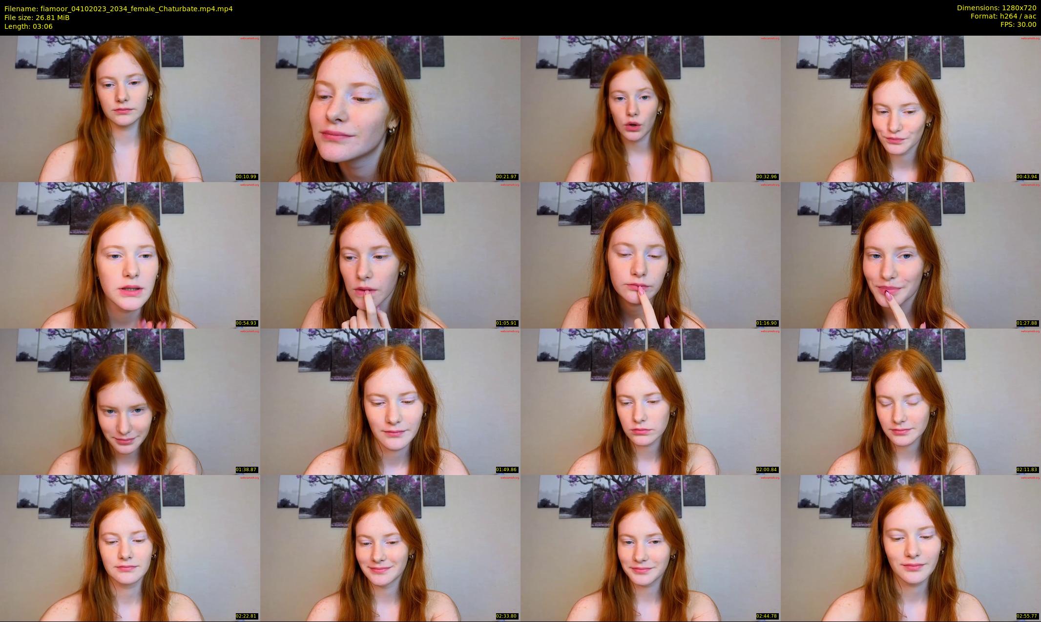 fiamoor — 4 minute Chaturbate female cam show recording, 720p, Oct 4, 2023