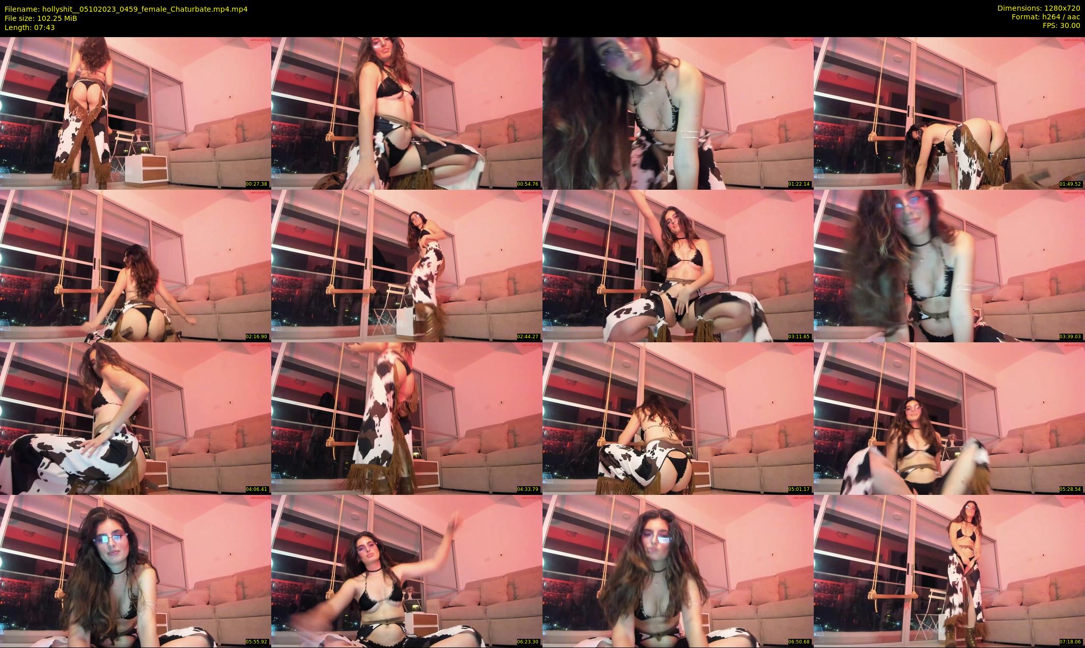 hollyshit_ — 8 minute Chaturbate female cam show recording, 720p, Oct 5, 2023