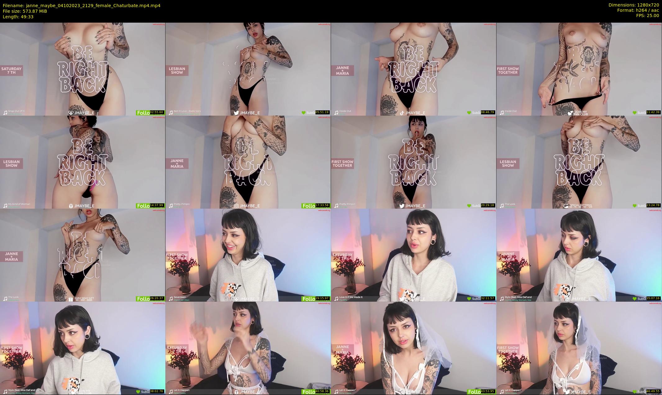 janne_maybe — 50 minute Chaturbate female cam show recording, 720p, Oct 4, 2023
