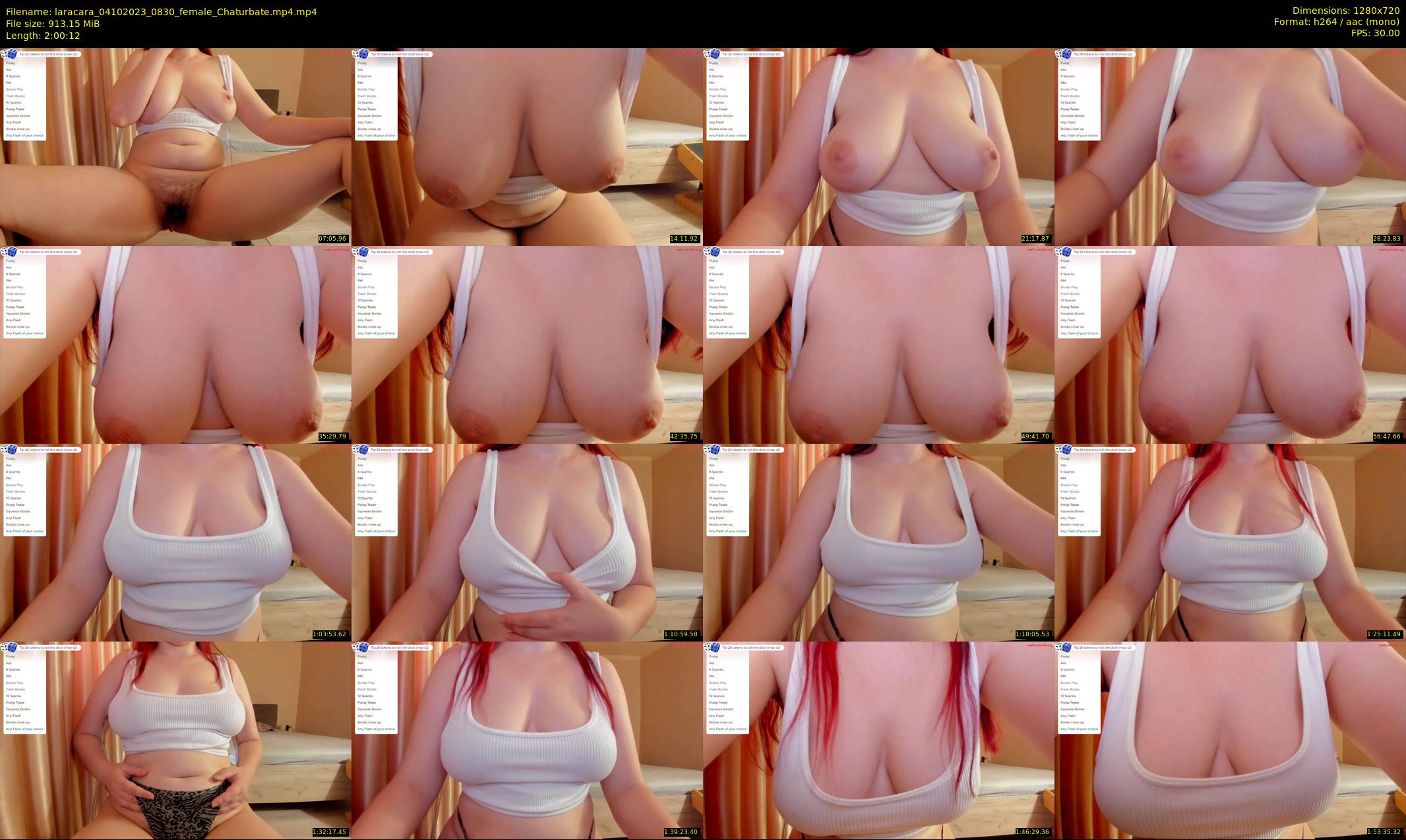 laracara — 121 minute Chaturbate female cam show recording, 720p, Oct 4, 2023