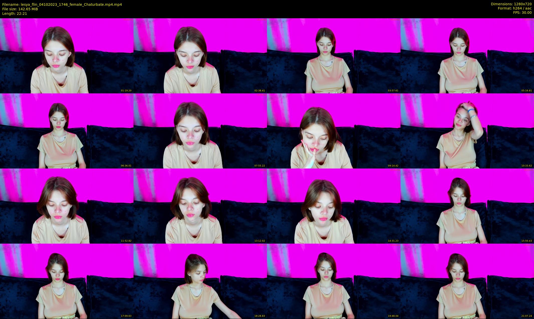 lesya_flin — 23 minute Chaturbate female cam show recording, 720p, Oct 4, 2023