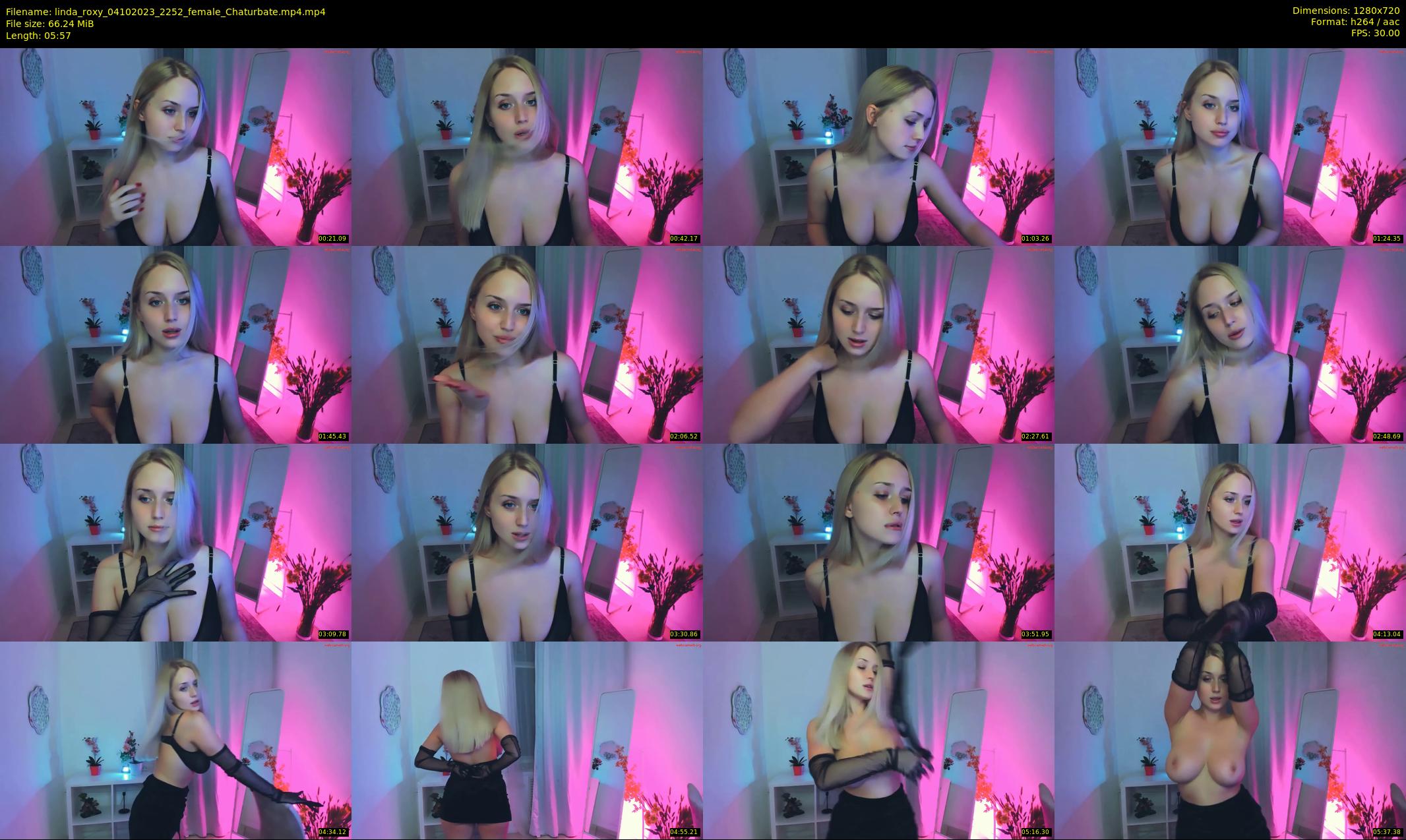 linda_roxy — 6 minute Chaturbate female cam show recording, 720p, Oct 4, 2023