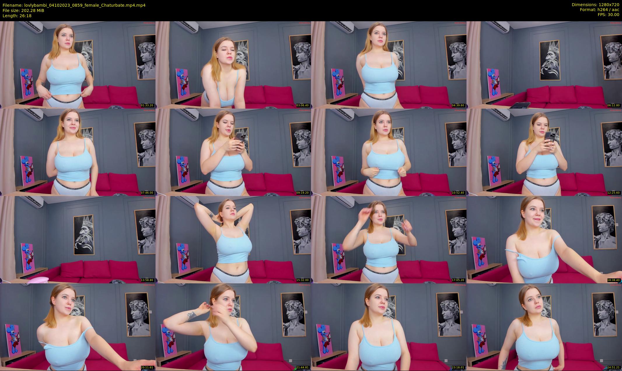 lovlybambi — 27 minute Chaturbate female cam show recording, 720p, Oct 4, 2023