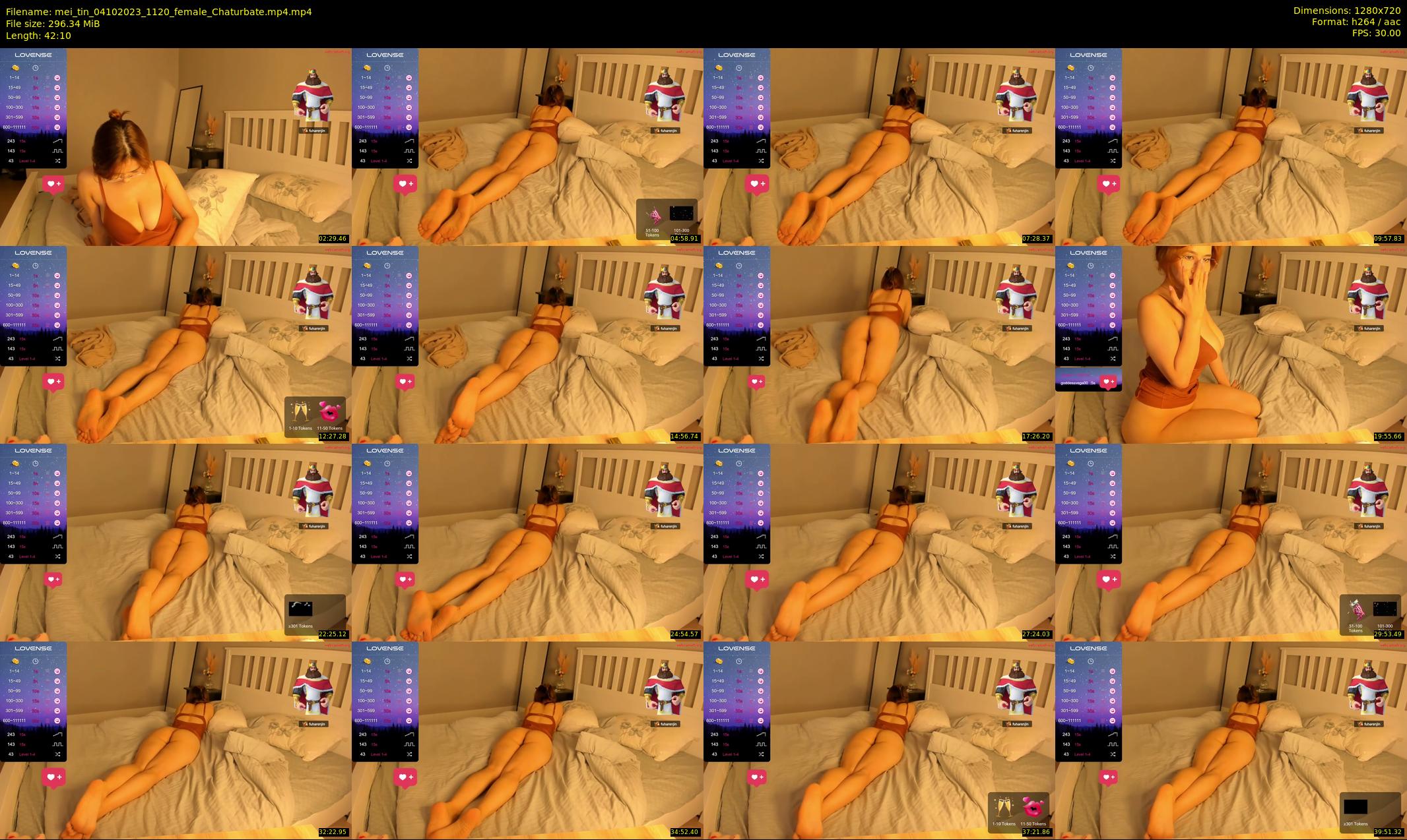 mei_tin — 43 minute Chaturbate female cam show recording, 720p, Oct 4, 2023