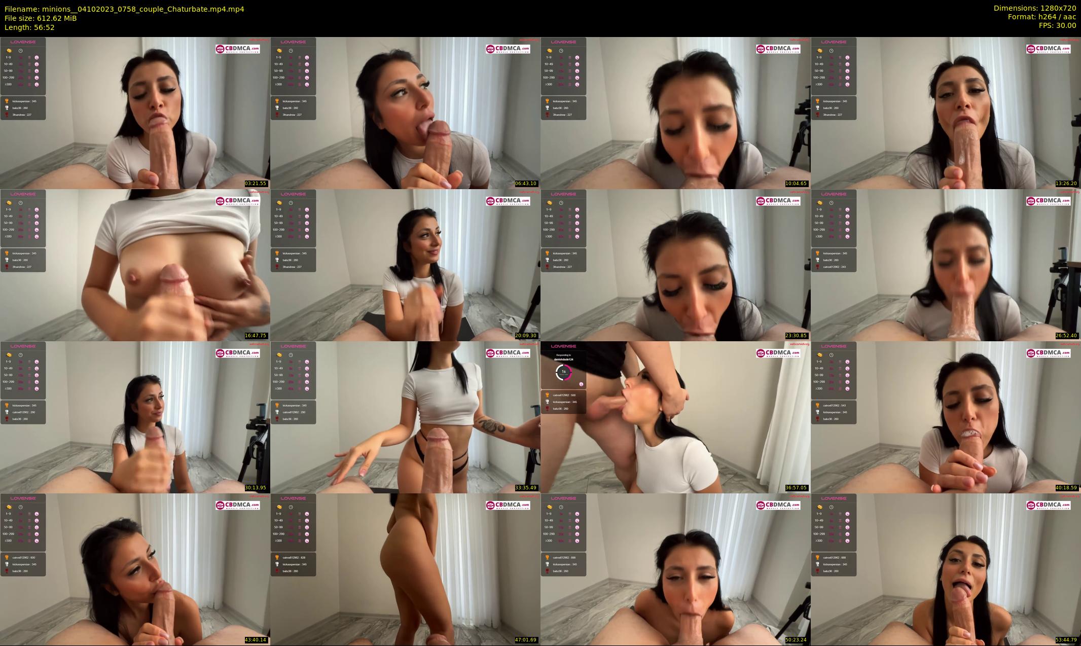 minions_ — 57 minute Chaturbate couple cam show recording, 720p, Oct 4, 2023
