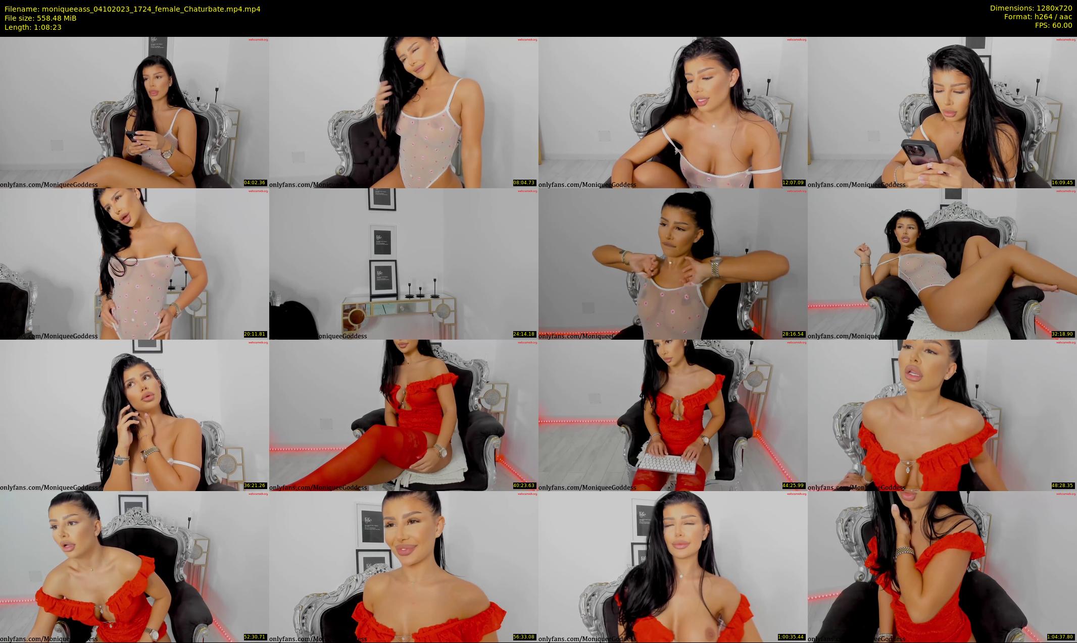 moniqueeass — 69 minute Chaturbate female cam show recording, 720p, Oct 4, 2023