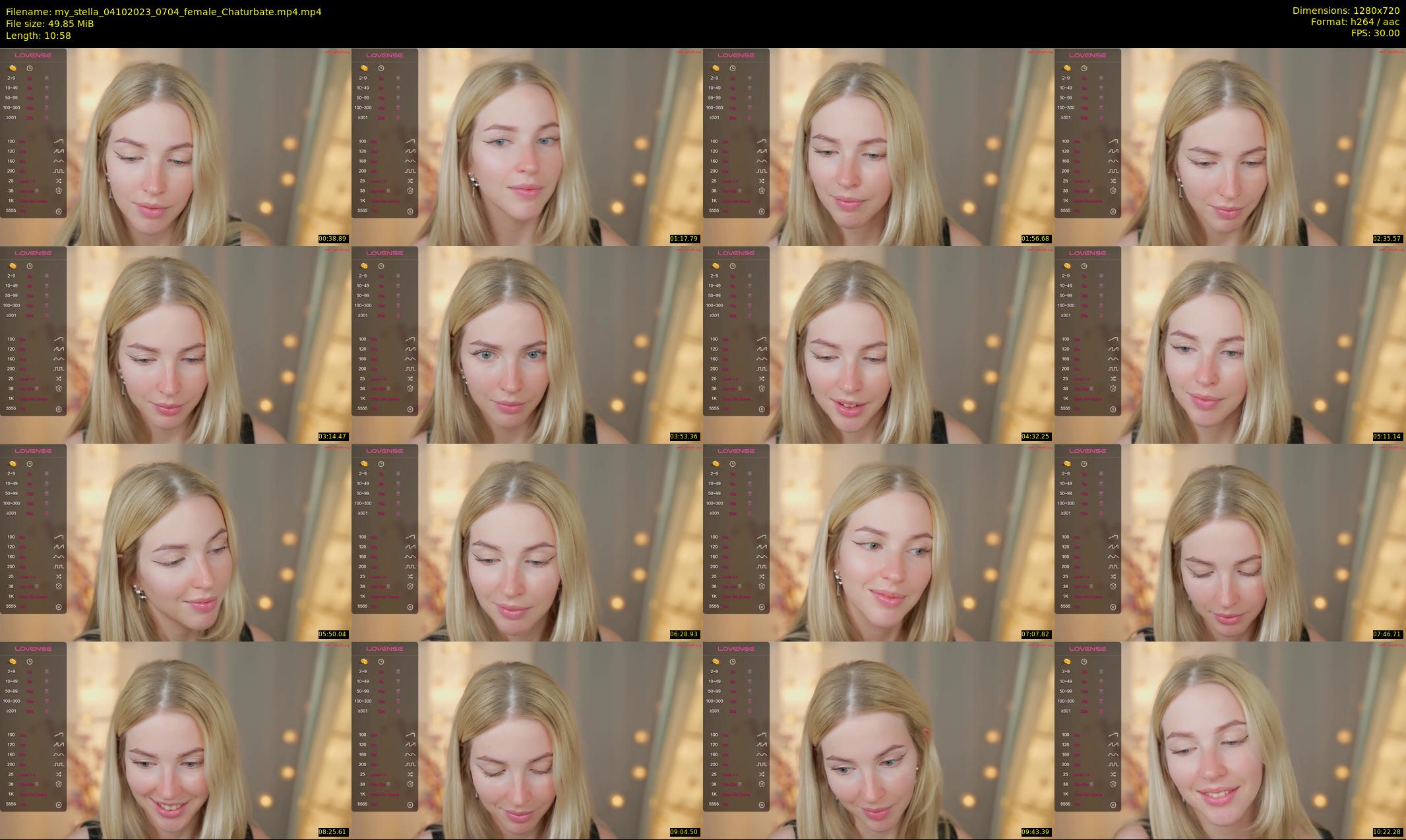 my_stella — 11 minute Chaturbate female cam show recording, 720p, Oct 4, 2023