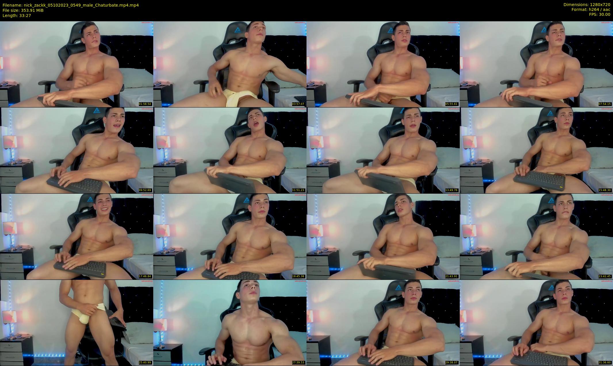nick_zackk — 34 minute Chaturbate male cam show recording, 720p, Oct 5, 2023