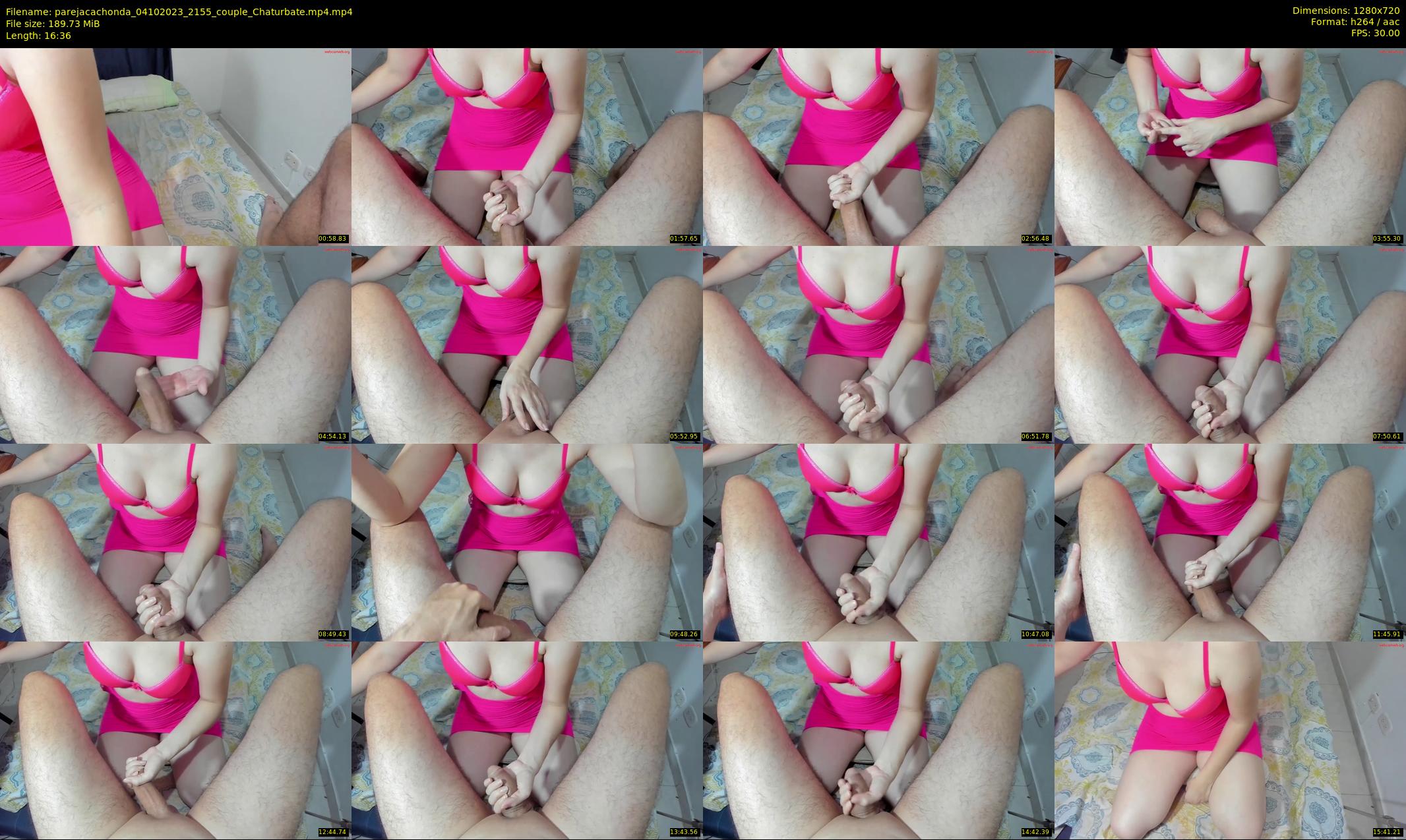 parejacachonda — 17 minute Chaturbate couple cam show recording, 720p, Oct 4, 2023
