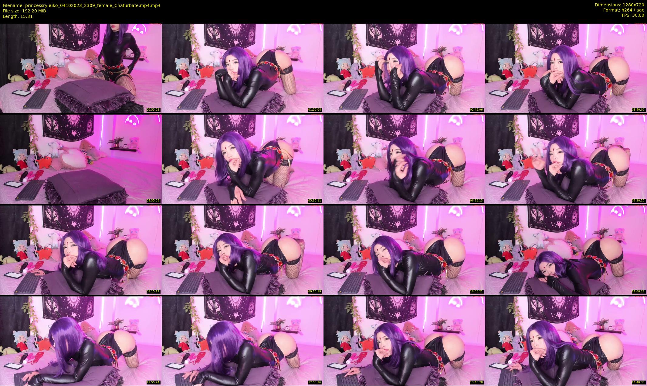 princessryuuko — 16 minute Chaturbate female cam show recording, 720p, Oct 4, 2023