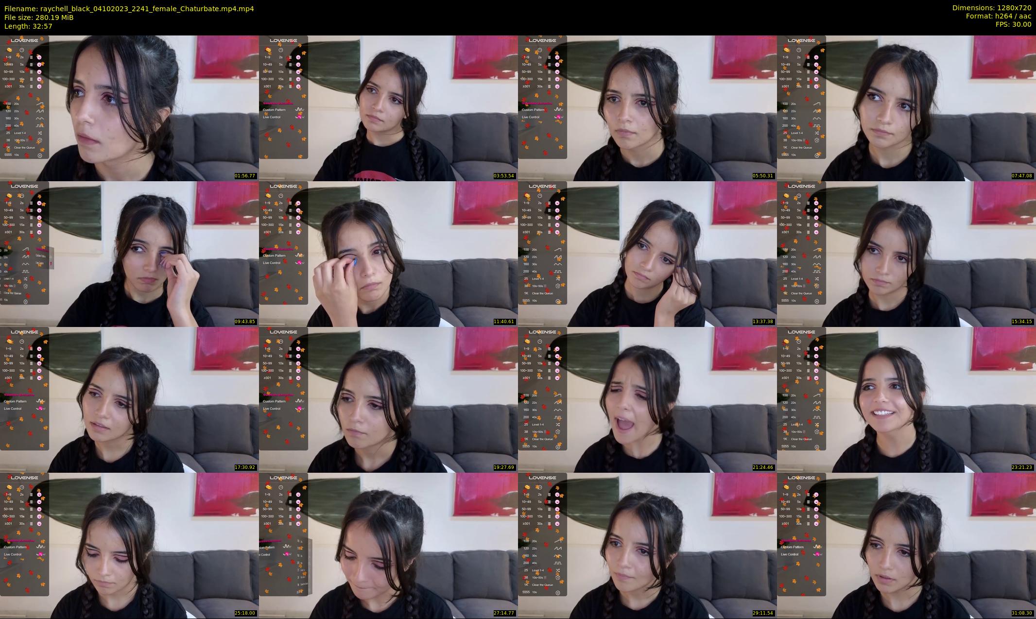 raychell_black — 33 minute Chaturbate female cam show recording, 720p, Oct 4, 2023