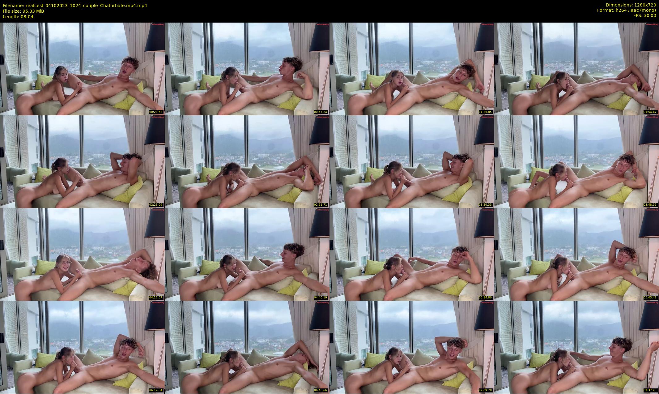 realcest — 9 minute Chaturbate couple cam show recording, 720p, Oct 4, 2023