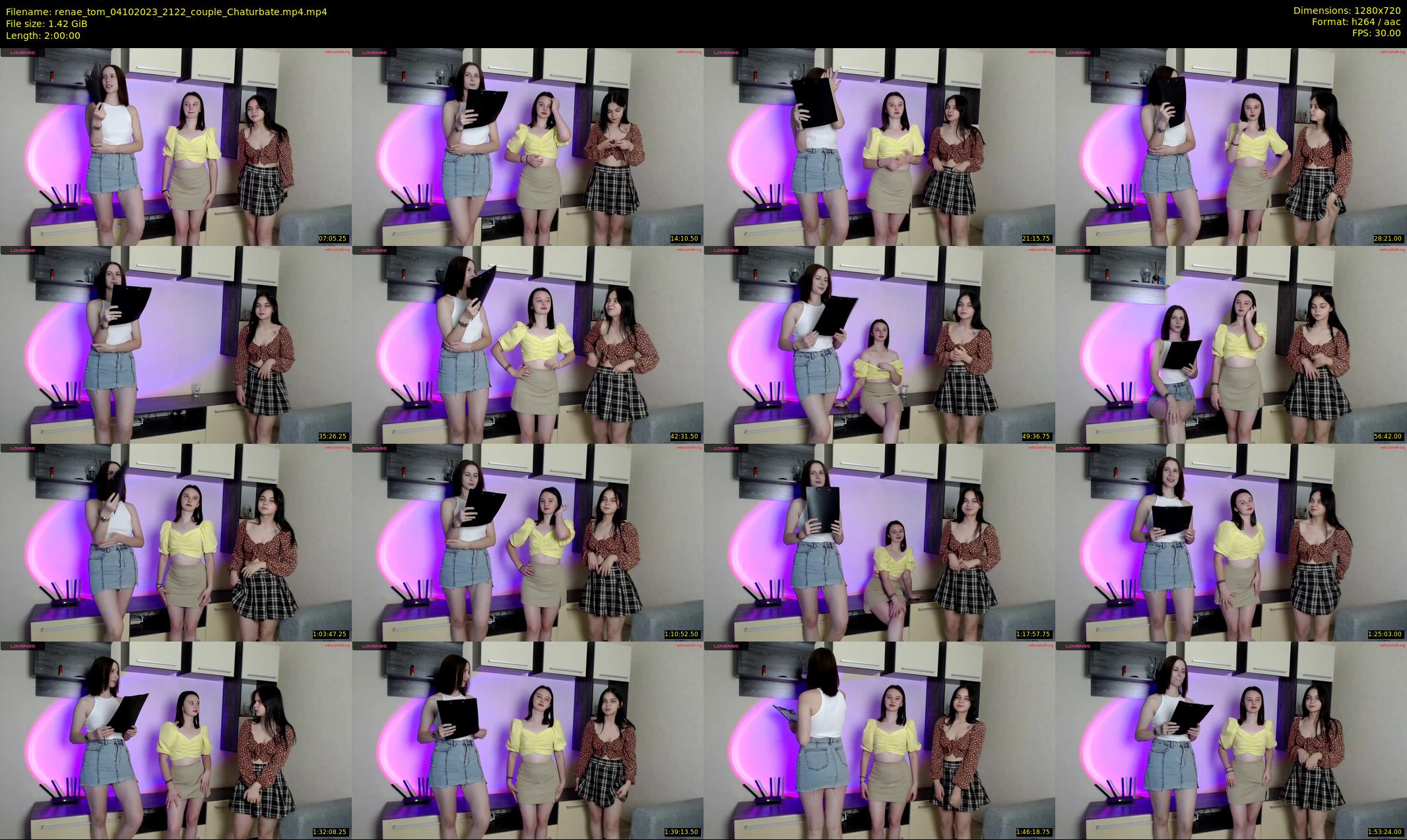 renae_tom — 120 minute Chaturbate couple cam show recording, 720p, Oct 4, 2023