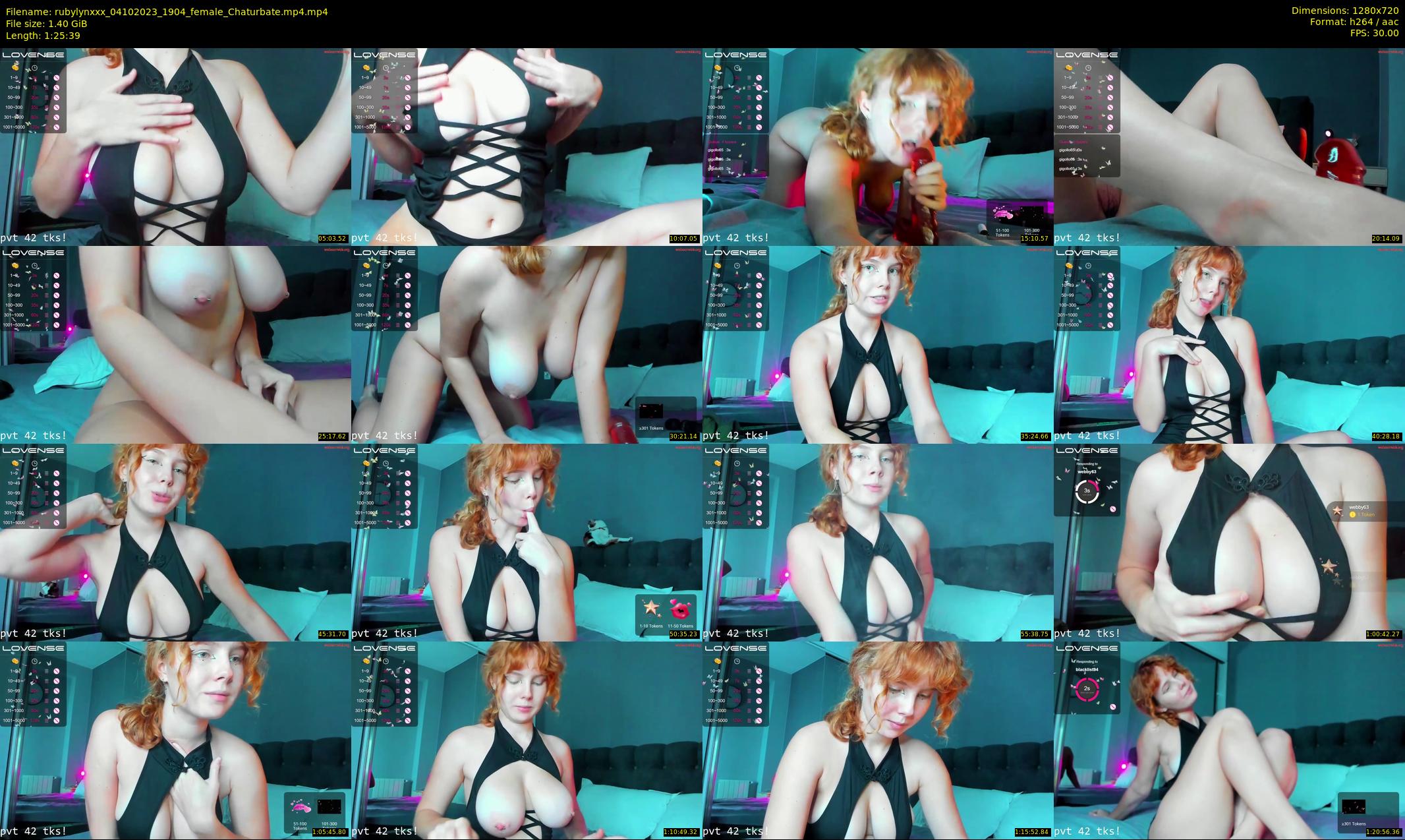 rubylynxxx — 86 minute Chaturbate female cam show recording, 720p, Oct 4, 2023