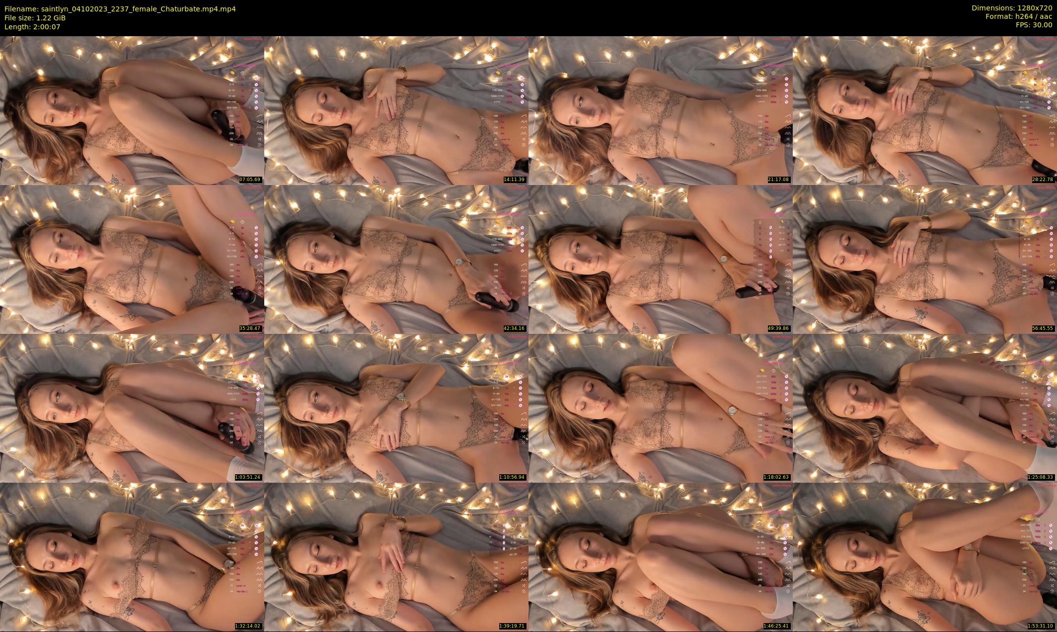 saintlyn — 121 minute Chaturbate female cam show recording, 720p, Oct 4, 2023